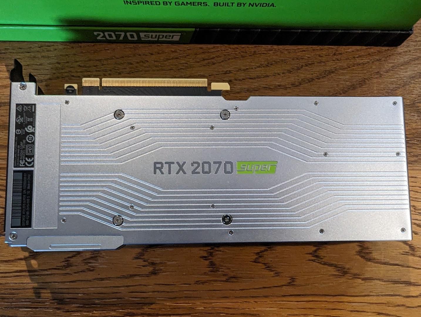 NVIDIA GeForce RTX 2070 Super Founders Edition Graphics Card/GPU
