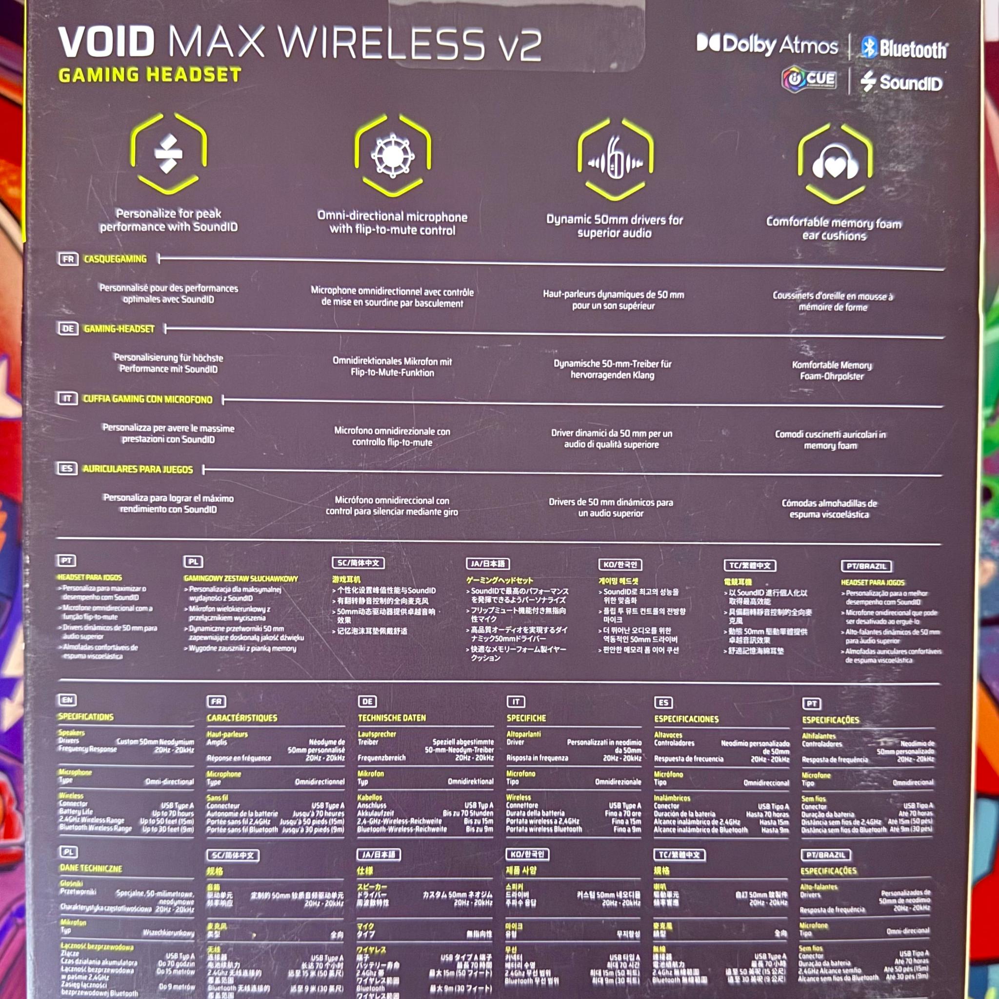 Corsair Void v2 MAX Wireless Gaming Headset