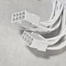White 90 Degree GPU Cable Extension - Fully Tested