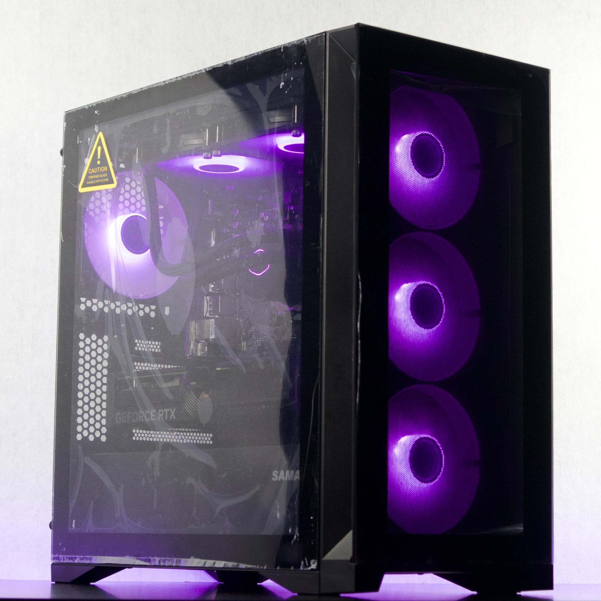 🌩️ 💙🖤💜 Gaming PC | RTX 4070 🟣 Ryzen 5 7500F ⚫ 32GB RAM 🔵 1TB NVMe 🌩️