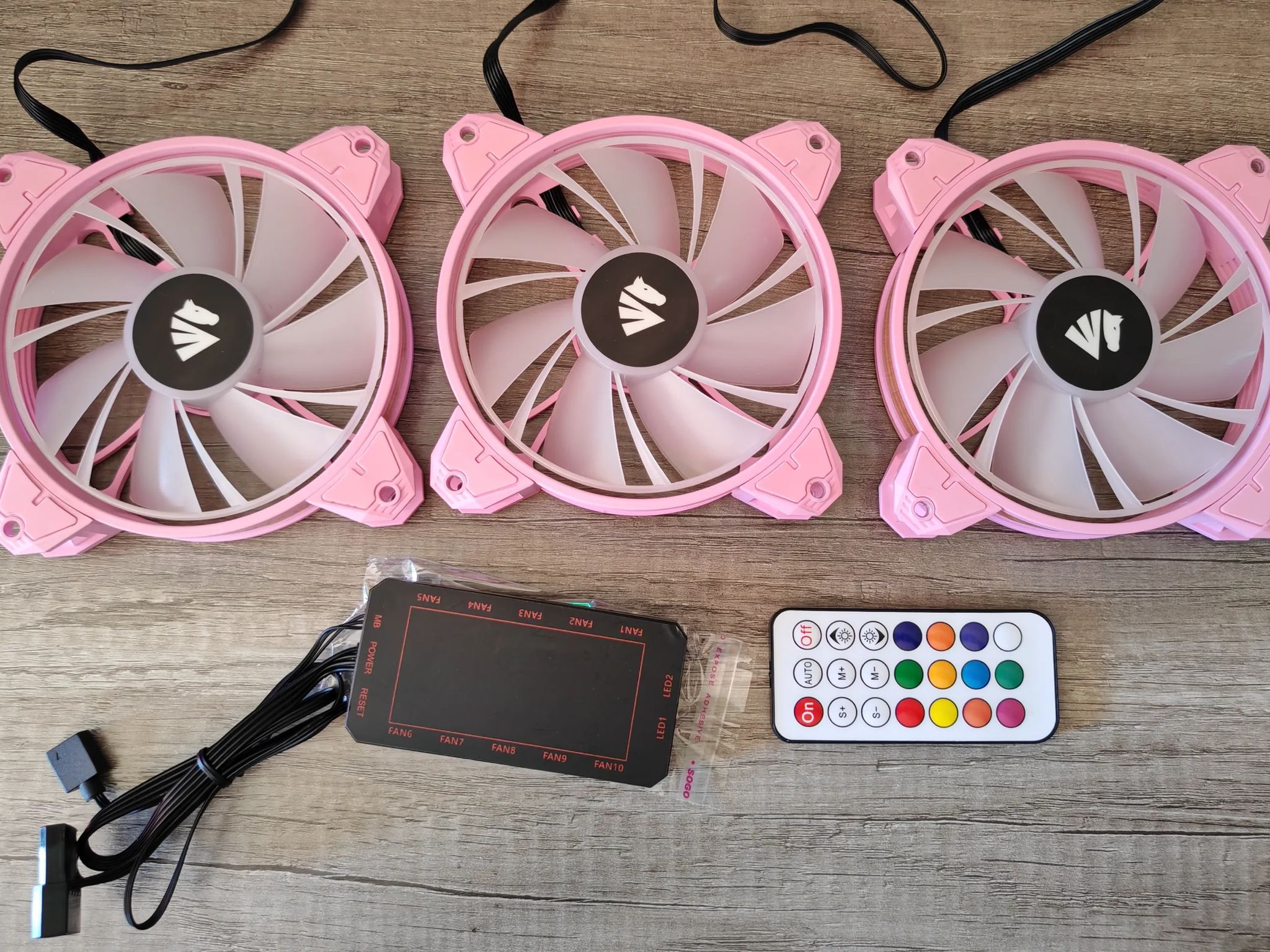 Asiahorse Magic-c Fans (3 pack Pink)