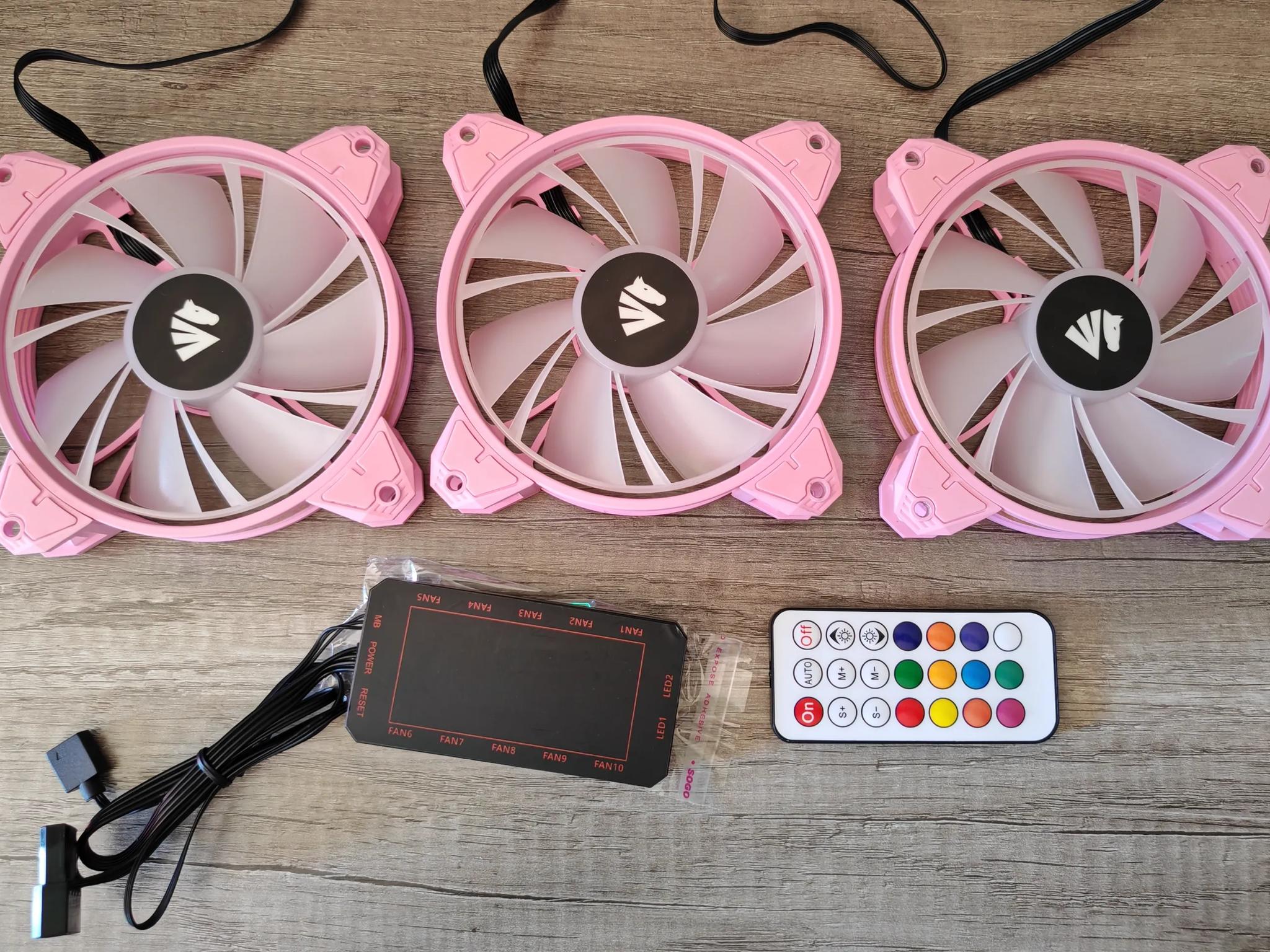 Asiahorse Magic-c Fans (3 pack Pink)