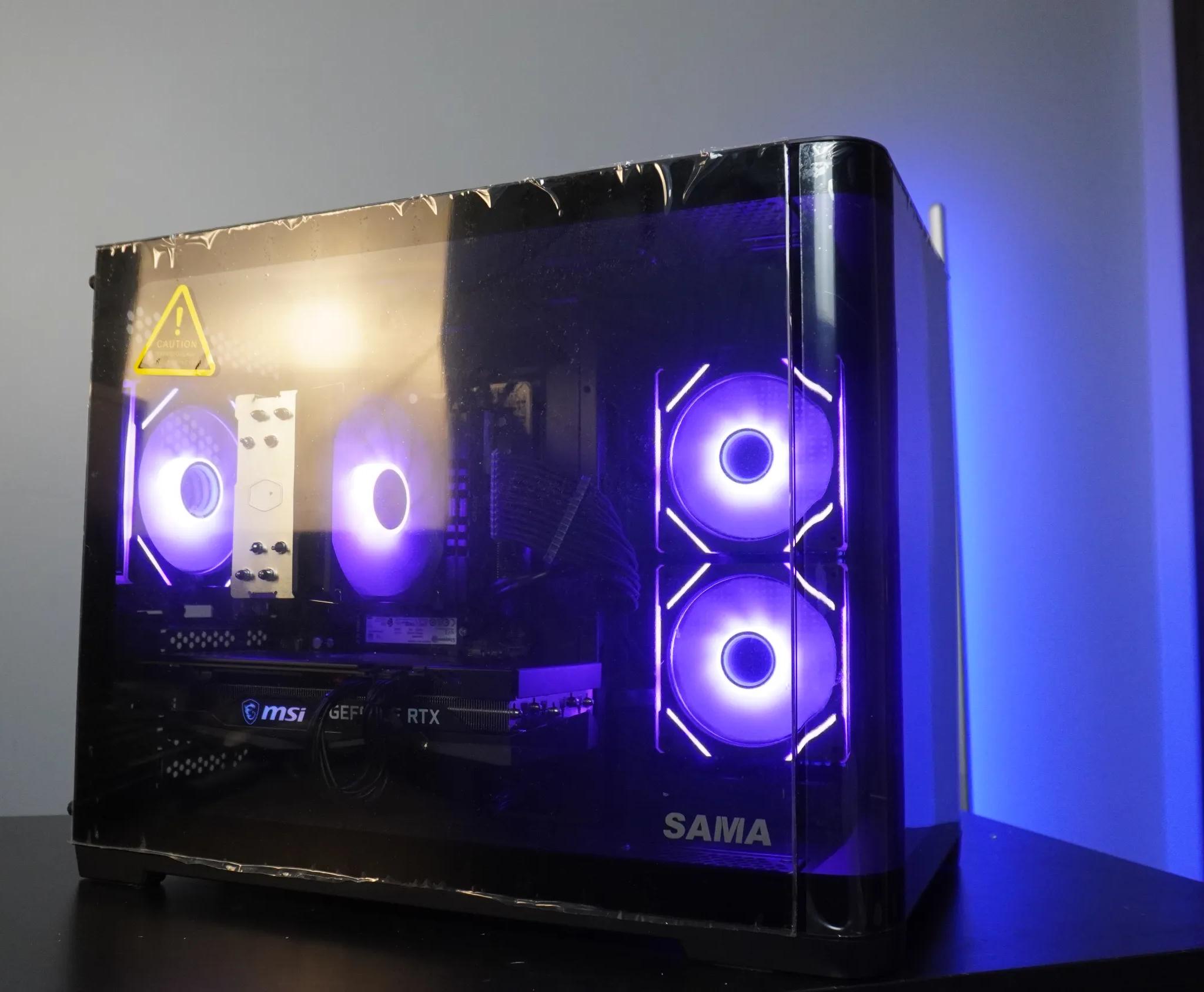 🖤STEALTH🖤 MACHINE 💚RTX 3060ti 🧡Ryzen 5 5600 | 1TB NVME | 32GB DDR4 | WIFI