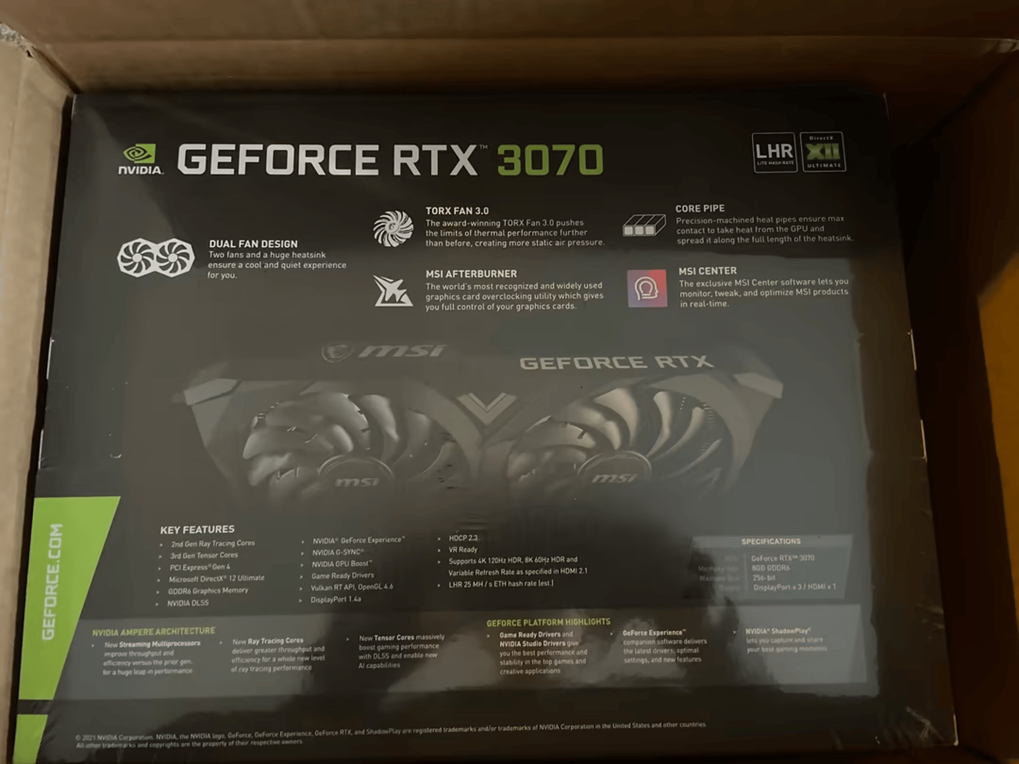 MSI 3070 Ventus 2X OC