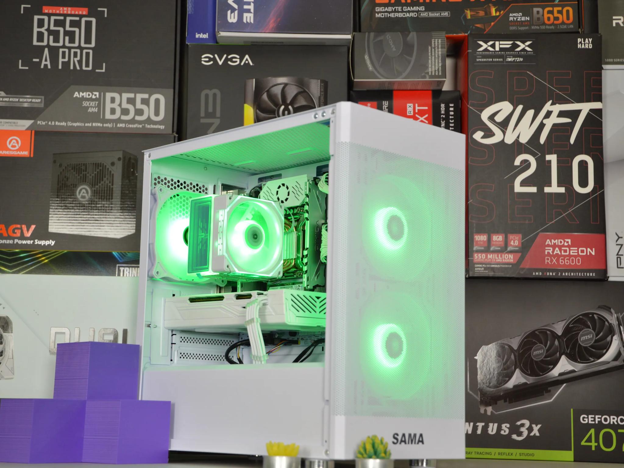 ⚪⚪| RX 580 8GB | INTEL XEON E5 2670 V3 | 16GB DDR4 RAM | 512GB NVME SSD | Ice Frost |