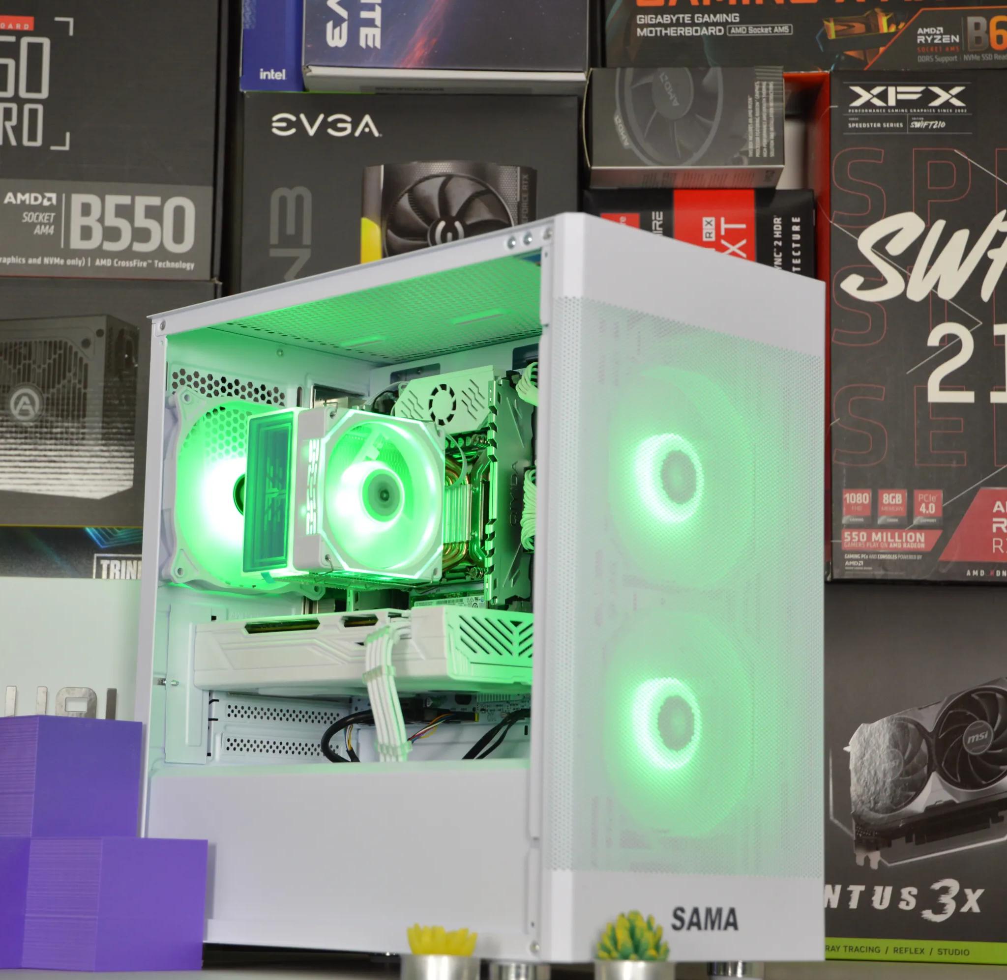 ⚪⚪| RX 580 8GB | INTEL XEON E5 2670 V3 | 16GB DDR4 RAM | 512GB NVME SSD | Ice Frost |