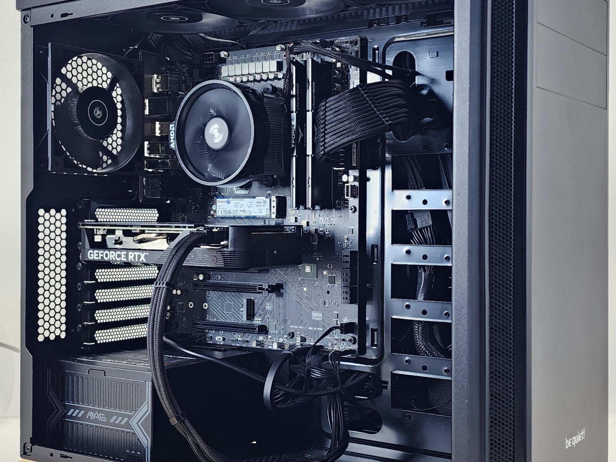 Gaming PC Ryzen 5 7600X 16GB RAM 500GB SSD RTX 4060 8GB Win11 Computer
