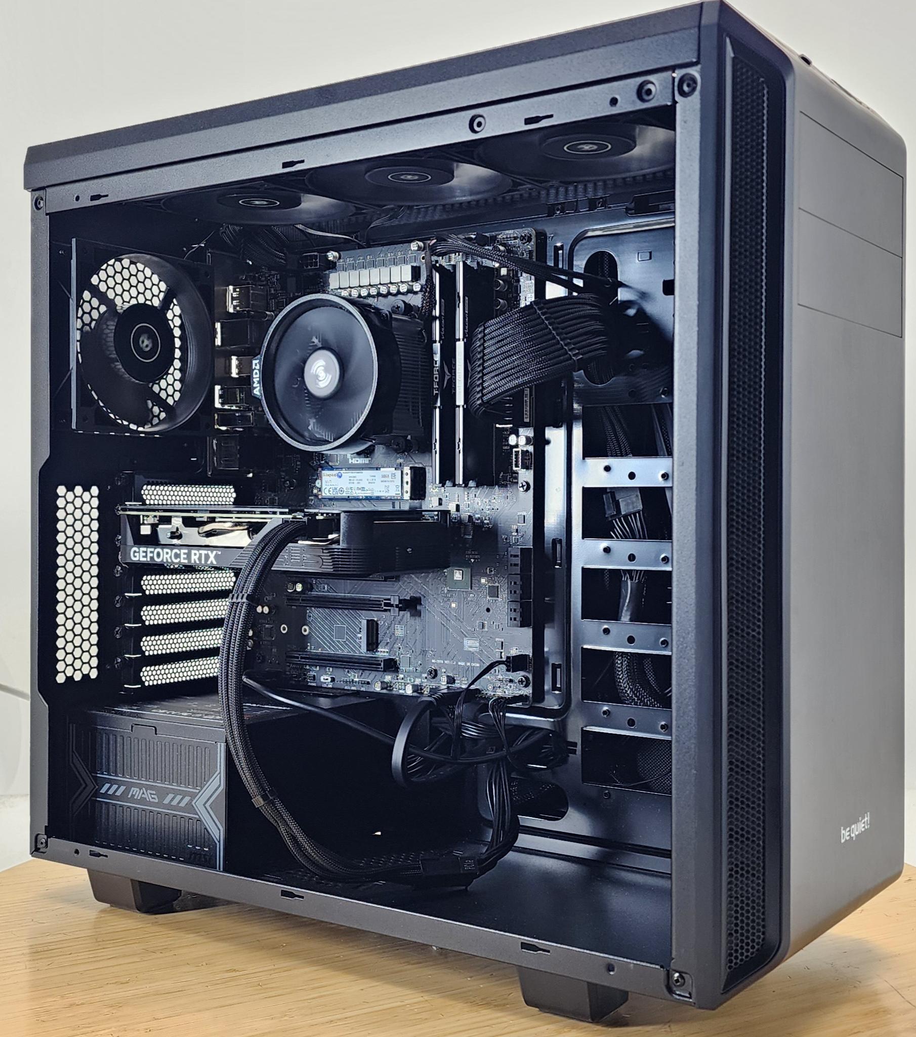 Gaming PC Ryzen 5 7600X 16GB RAM 500GB SSD RTX 4060 8GB Win11 Computer