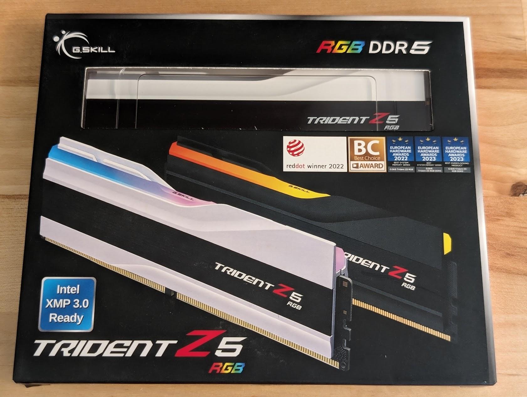 G.SKILL Trident Z5 RGB Series 48GB (2 x 24GB) 288-Pin PC RAM DDR5 8200 - NEW SEALED