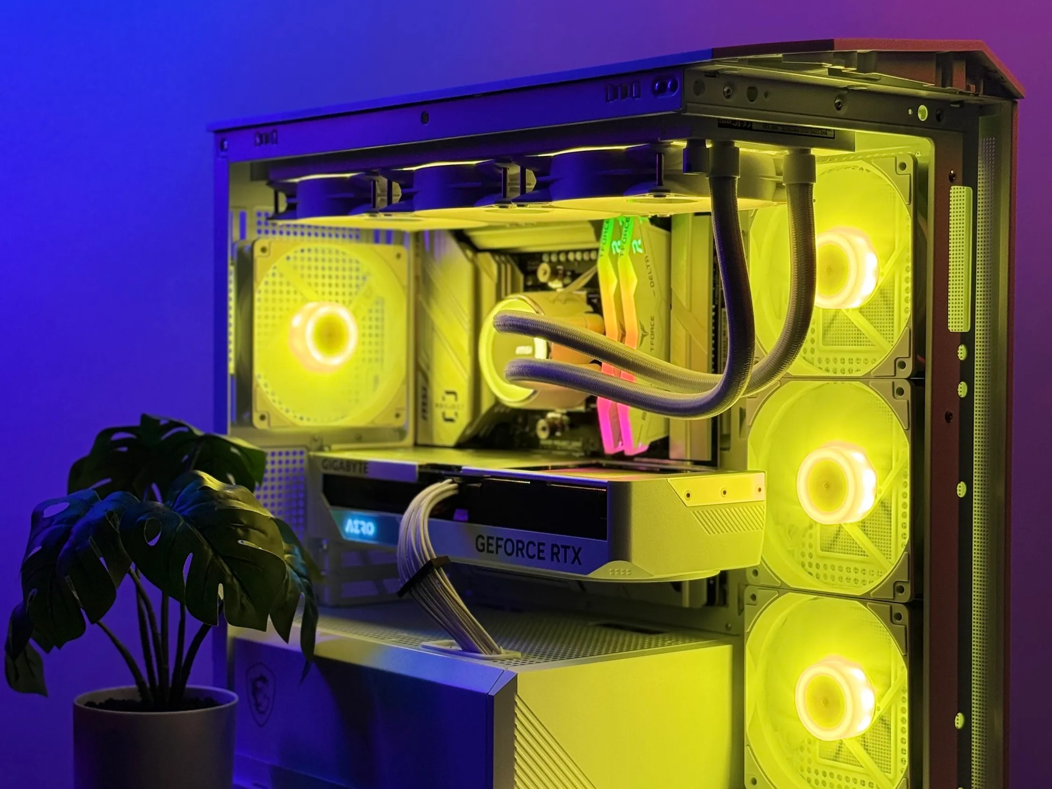 Almost Heaven II 🪽🪽 Aero 4070 SUPER OC ☀️ AMD Ryzen 7600X 🌙32GB RAM DDR5 ✨1TB m.2 📖 White Build