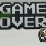 Retro 8 Bit GAME OVER Magnet