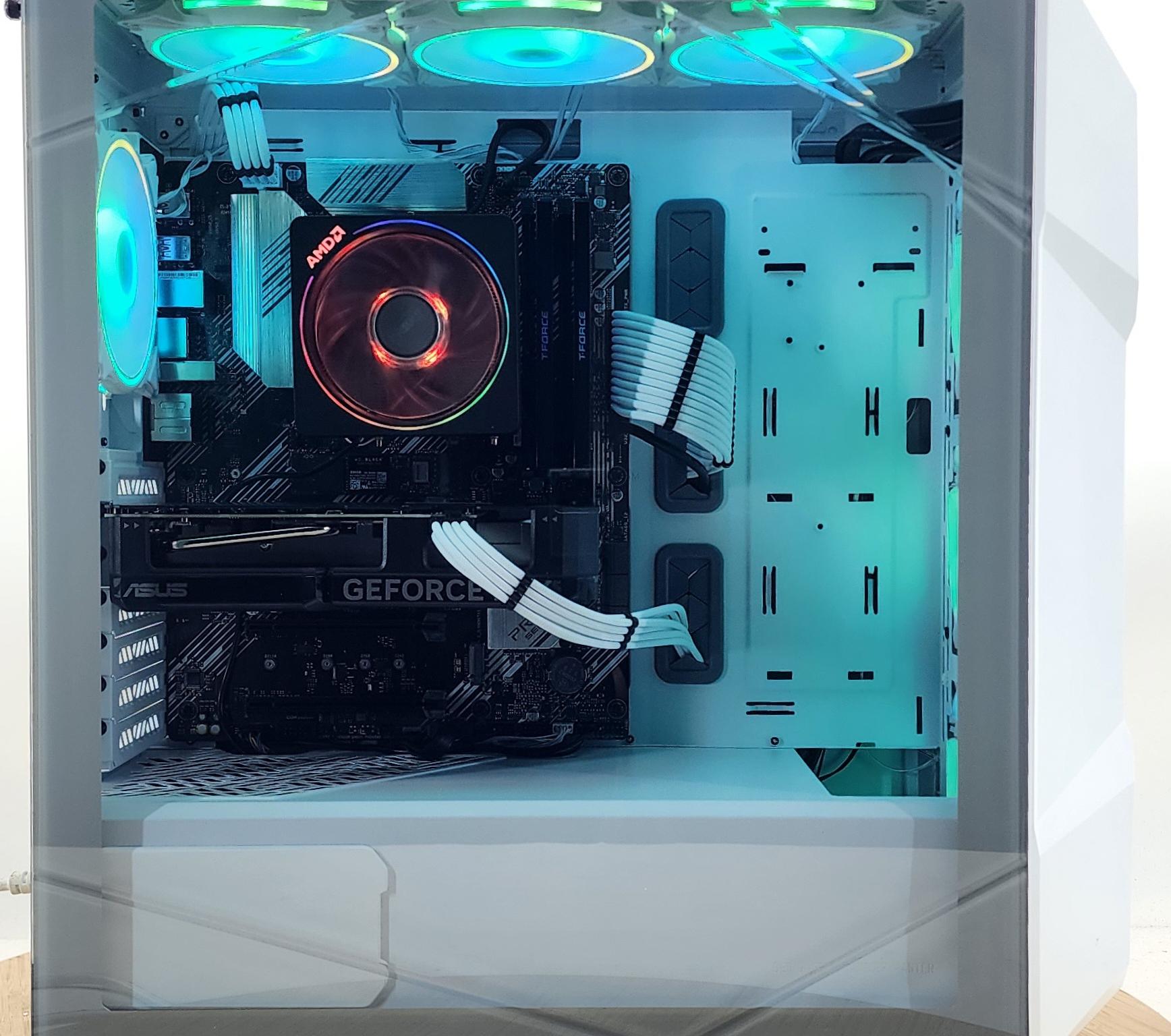 Gaming PC Ryzen 7 5700X 16GB RAM 500GB SSD RTX 4060 8GB Windows 11 Computer
