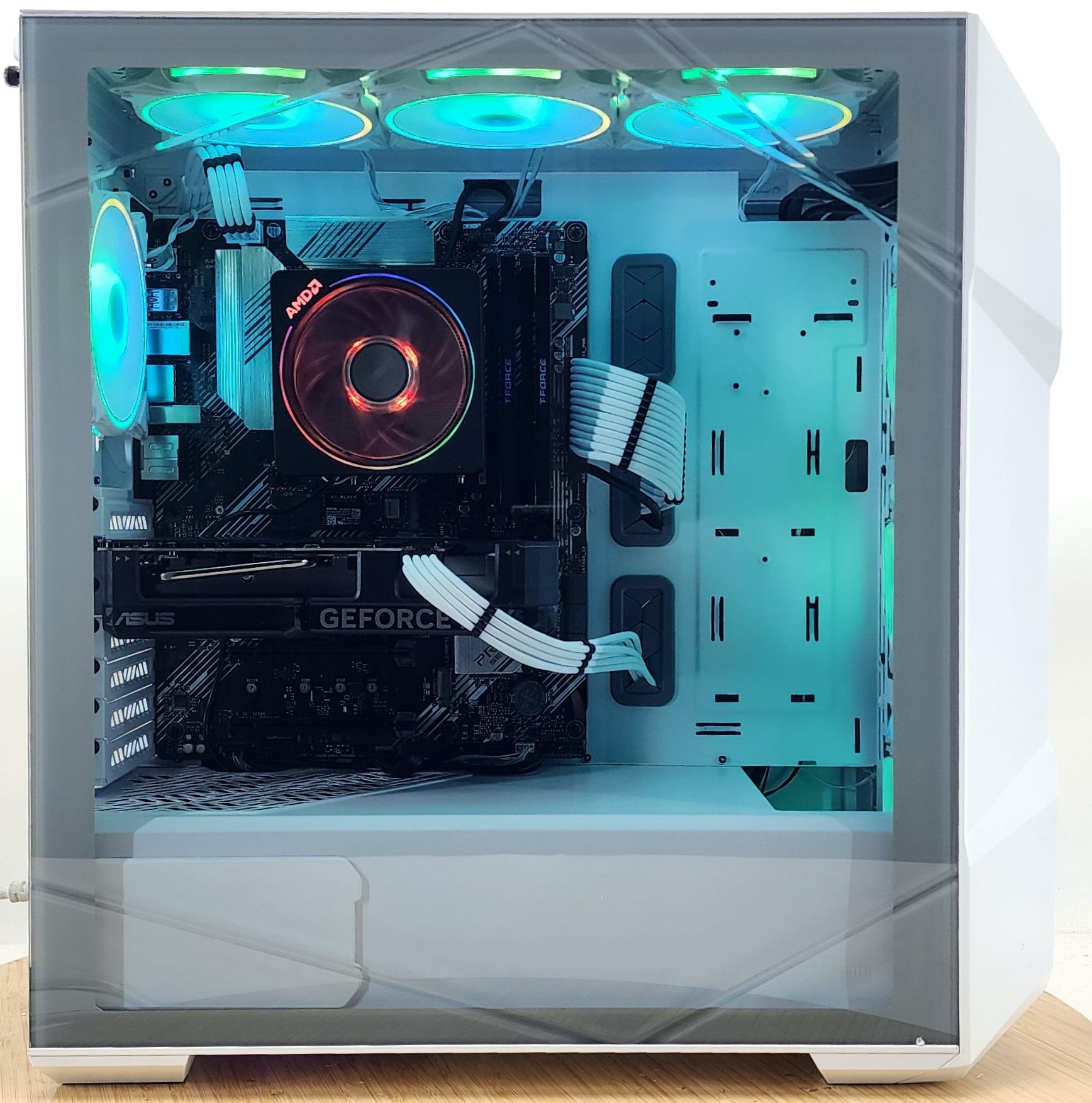 Gaming PC Ryzen 7 5700X 16GB RAM 500GB SSD RTX 4060 8GB Windows 11 Computer