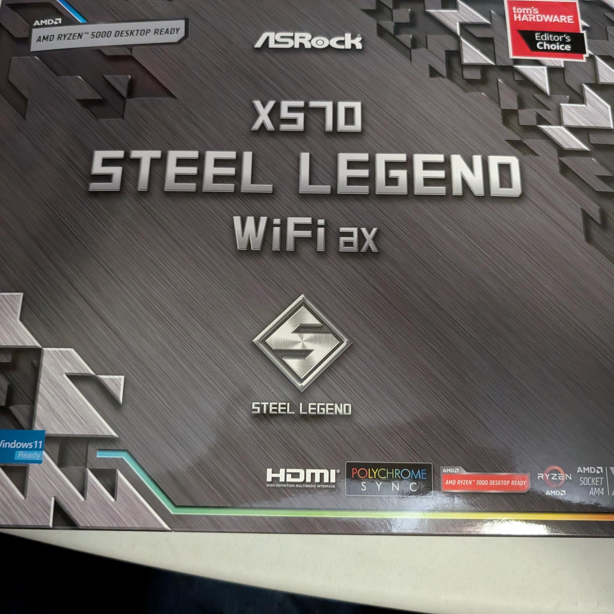 [Used] ASRock X570 Steel Legend WiFi ax Motherboard