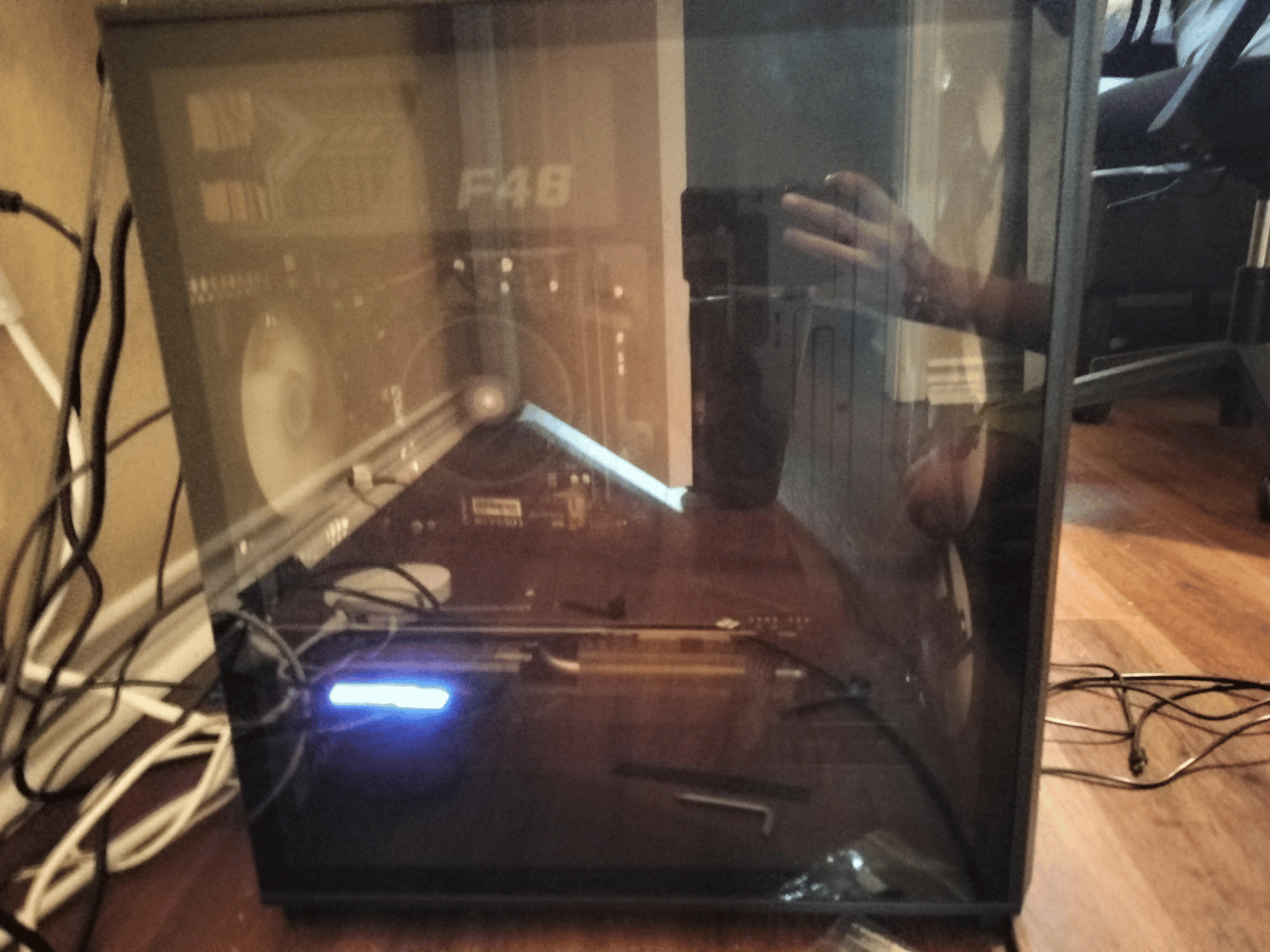 Custom Gaming PC – Ryzen 7 5700X, RX 5700 XT, 16GB RAM, 512GB SSD.