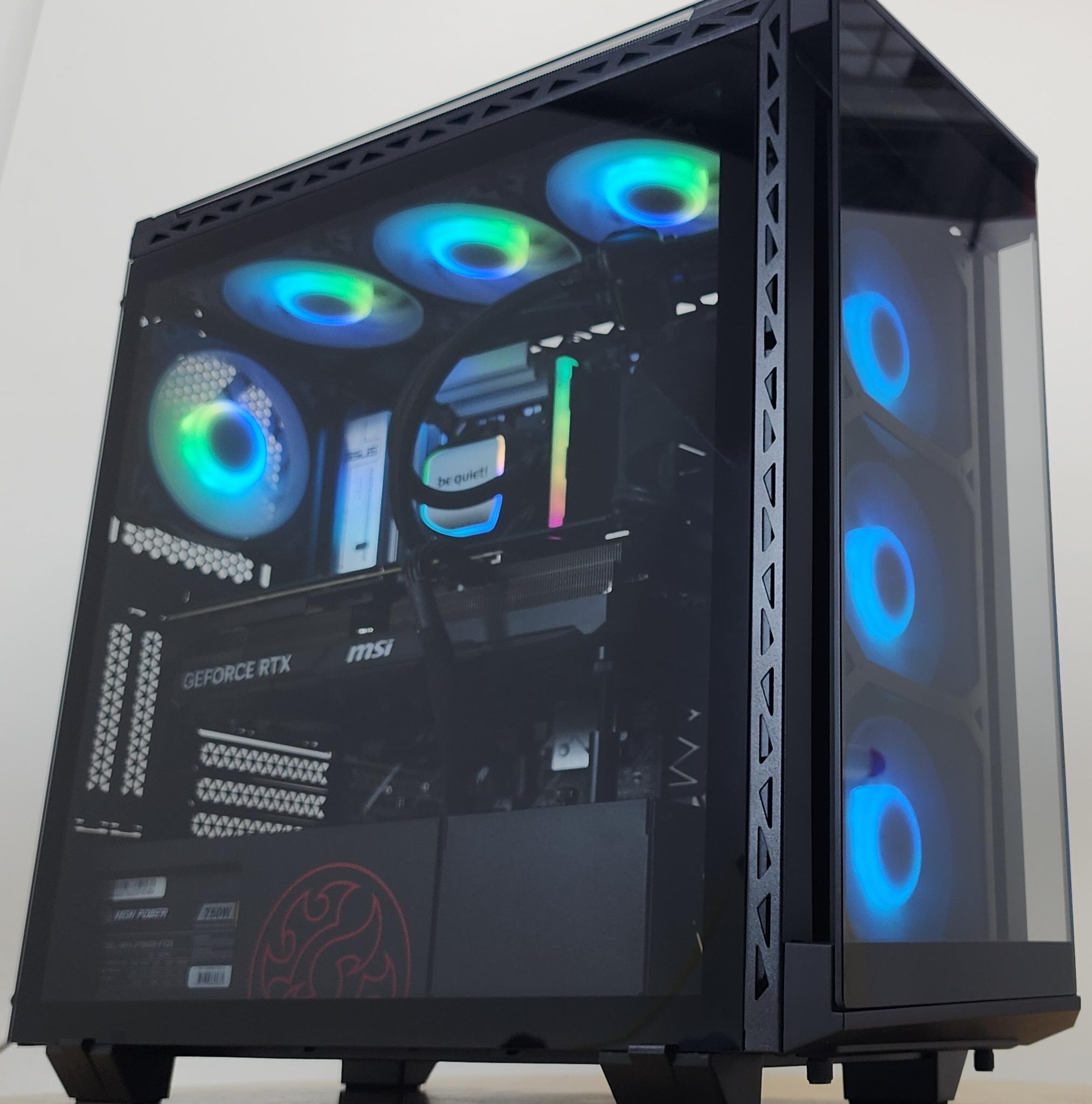 Gaming PC Ryzen 7 7800X3D 16GB RAM 1TB SSD RTX 4070 Ti SUPER 16GB Win11 Computer