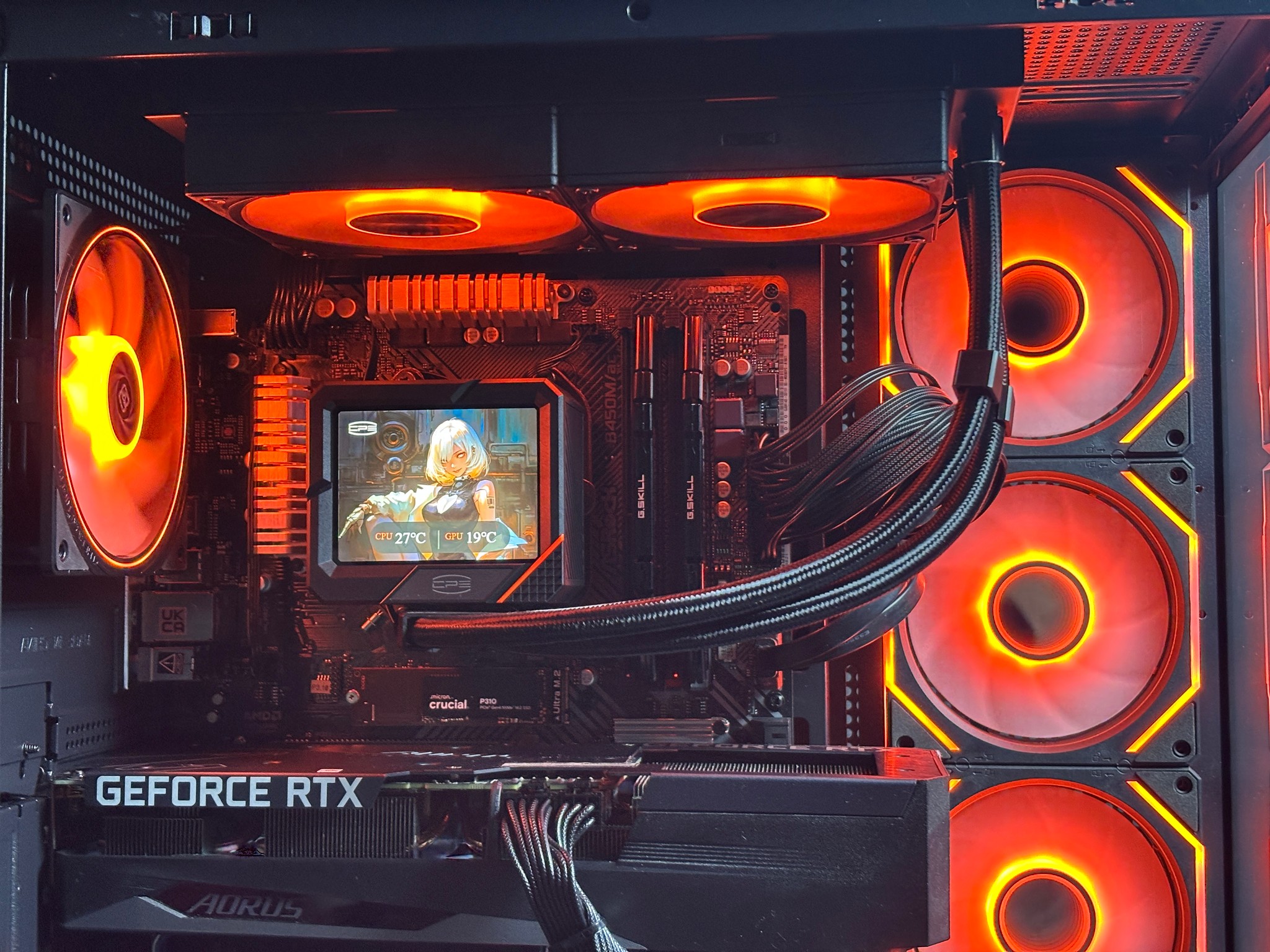 🧡BLAZING PC🧡RTX 3060 Ti | Ryzen 5 5500 | 32gb DDR4 | 1 TB M.2 SSD🔥