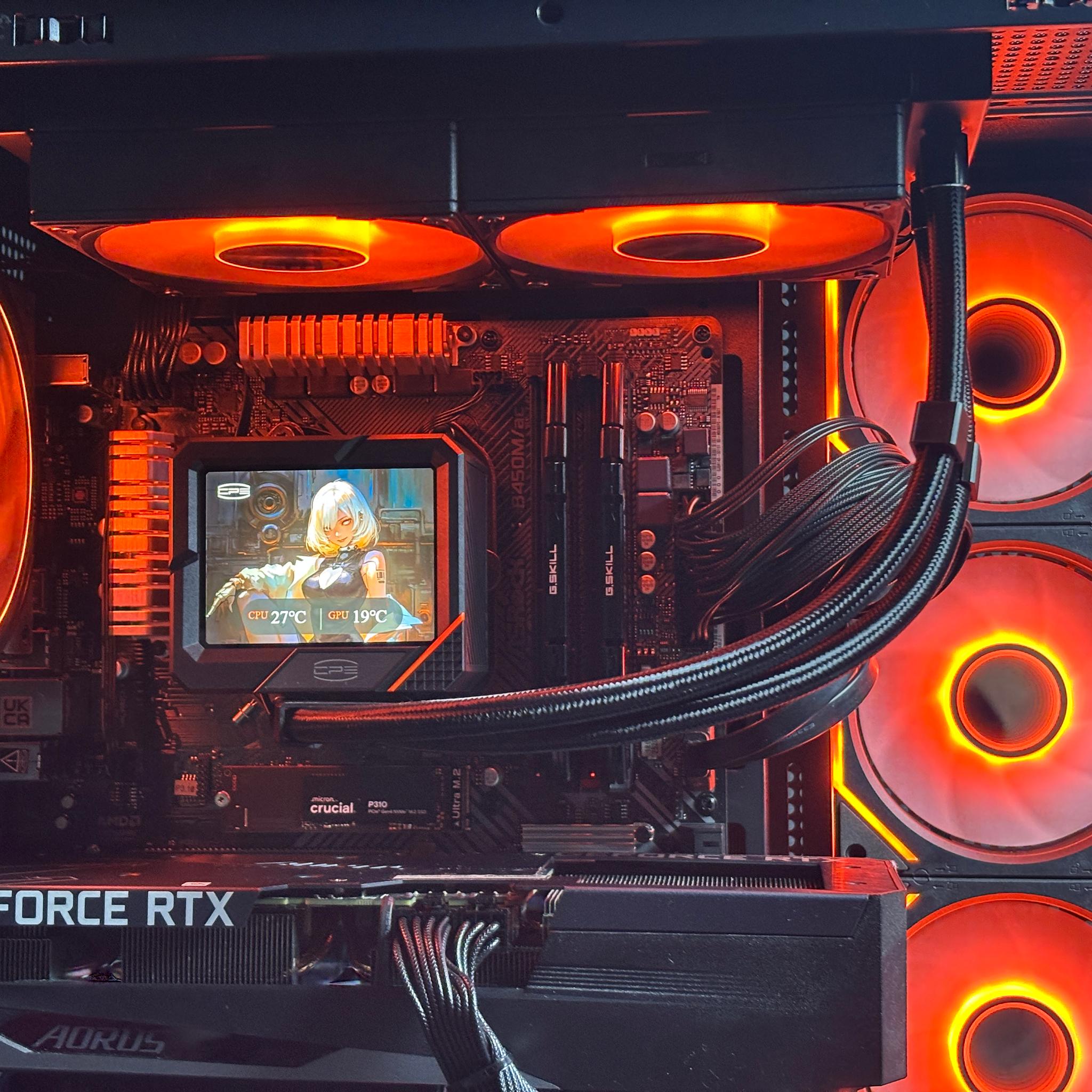 🧡BLAZING PC🧡RTX 3060 Ti | Ryzen 5 5500 | 32gb DDR4 | 1 TB M.2 SSD🔥