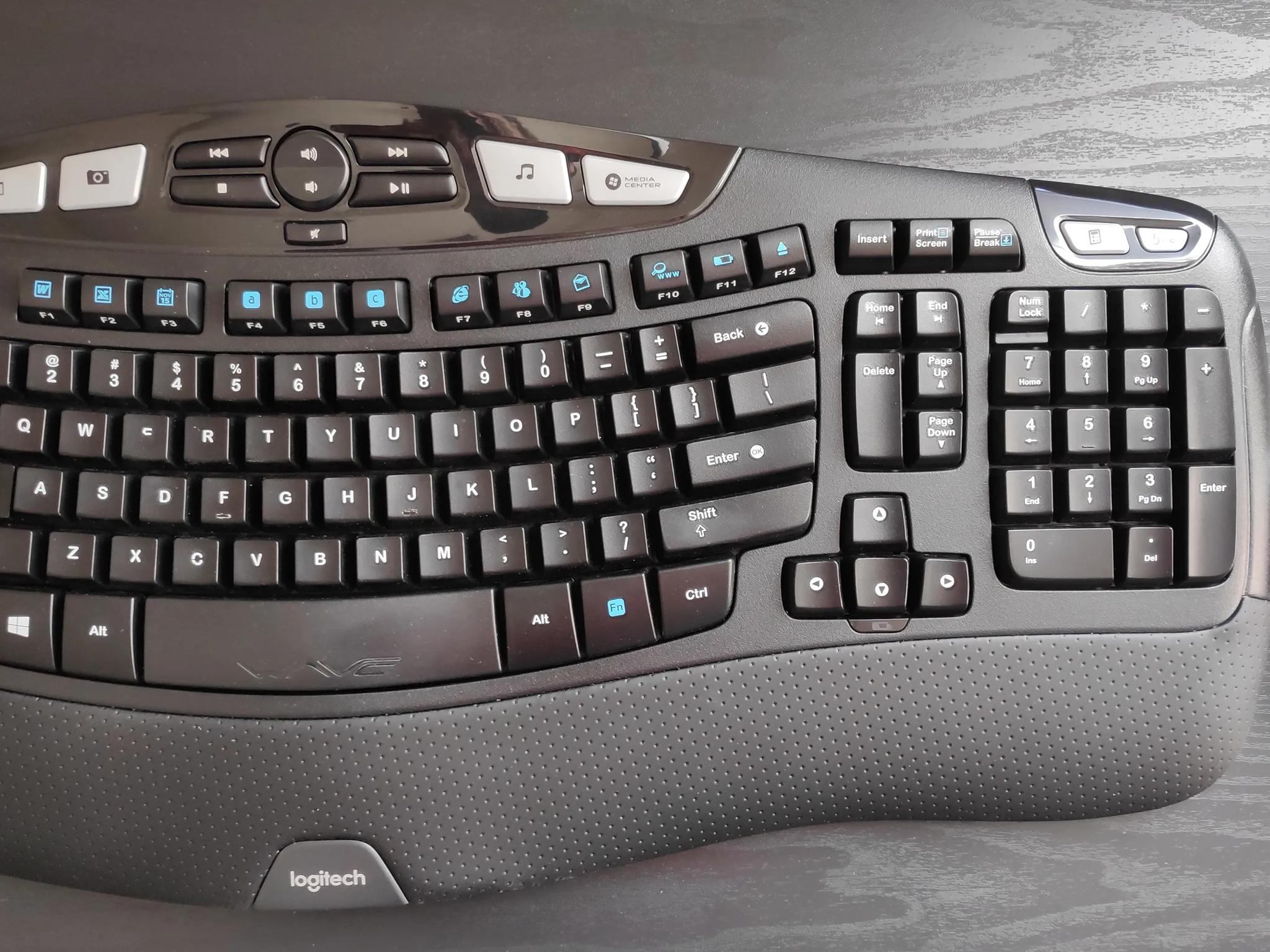 Logitech Comfort Wave K350 Wireless Keyboard
