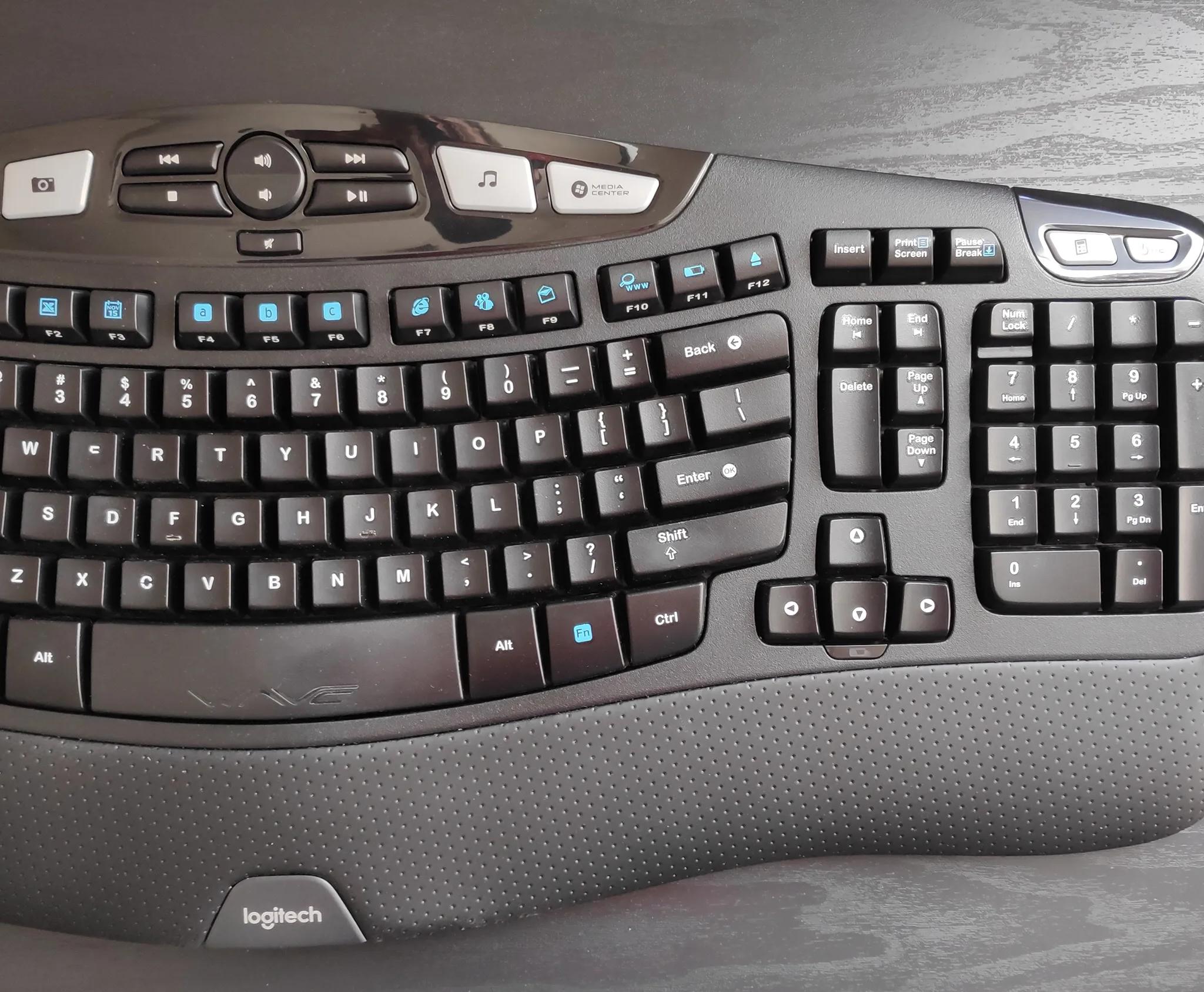 Logitech Comfort Wave K350 Wireless Keyboard