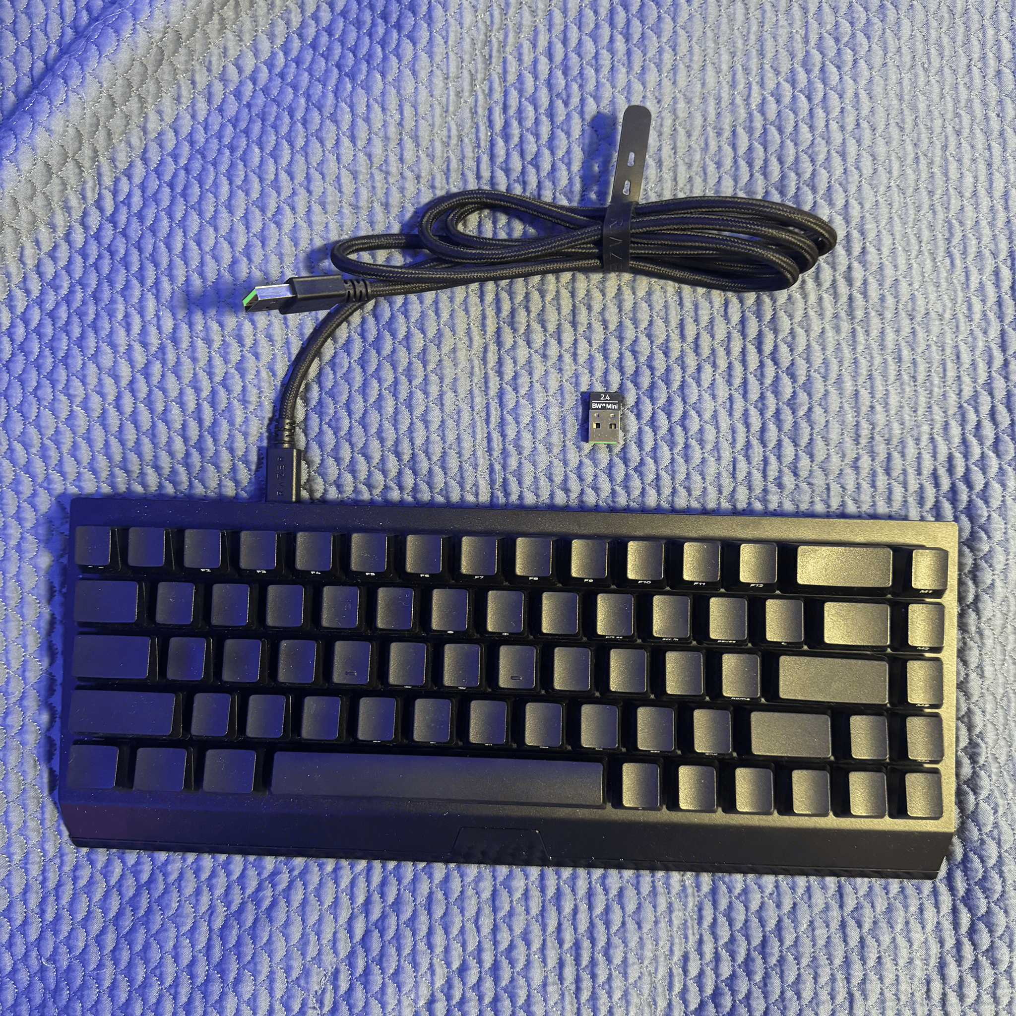 Razer BlackWidow V3 Mini HyperSpeed - Phantom Edition - Green Clicky Switch - US