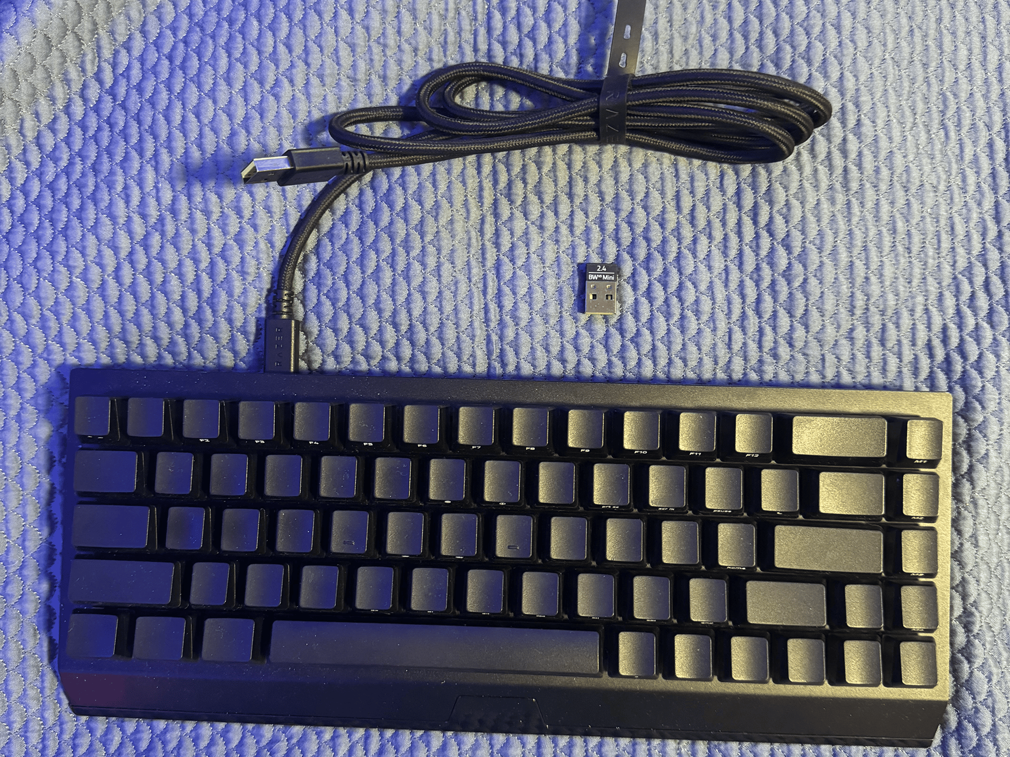 Razer BlackWidow V3 Mini HyperSpeed - Phantom Edition - Green Clicky Switch - US
