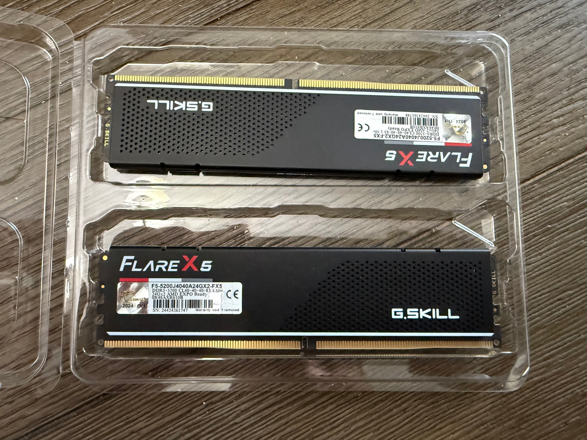 G.SKILL Flare X5 Series DDR5 RAM (AMD EXPO) 48GB (2x24GB) 5200MT/s