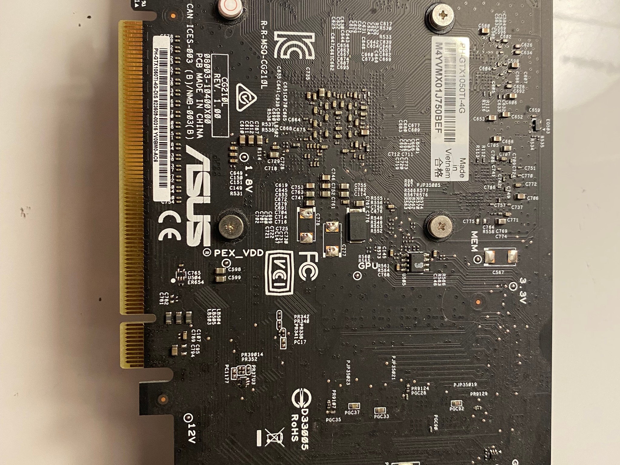 Asus Phoenix GeForce GTX 1050 Ti