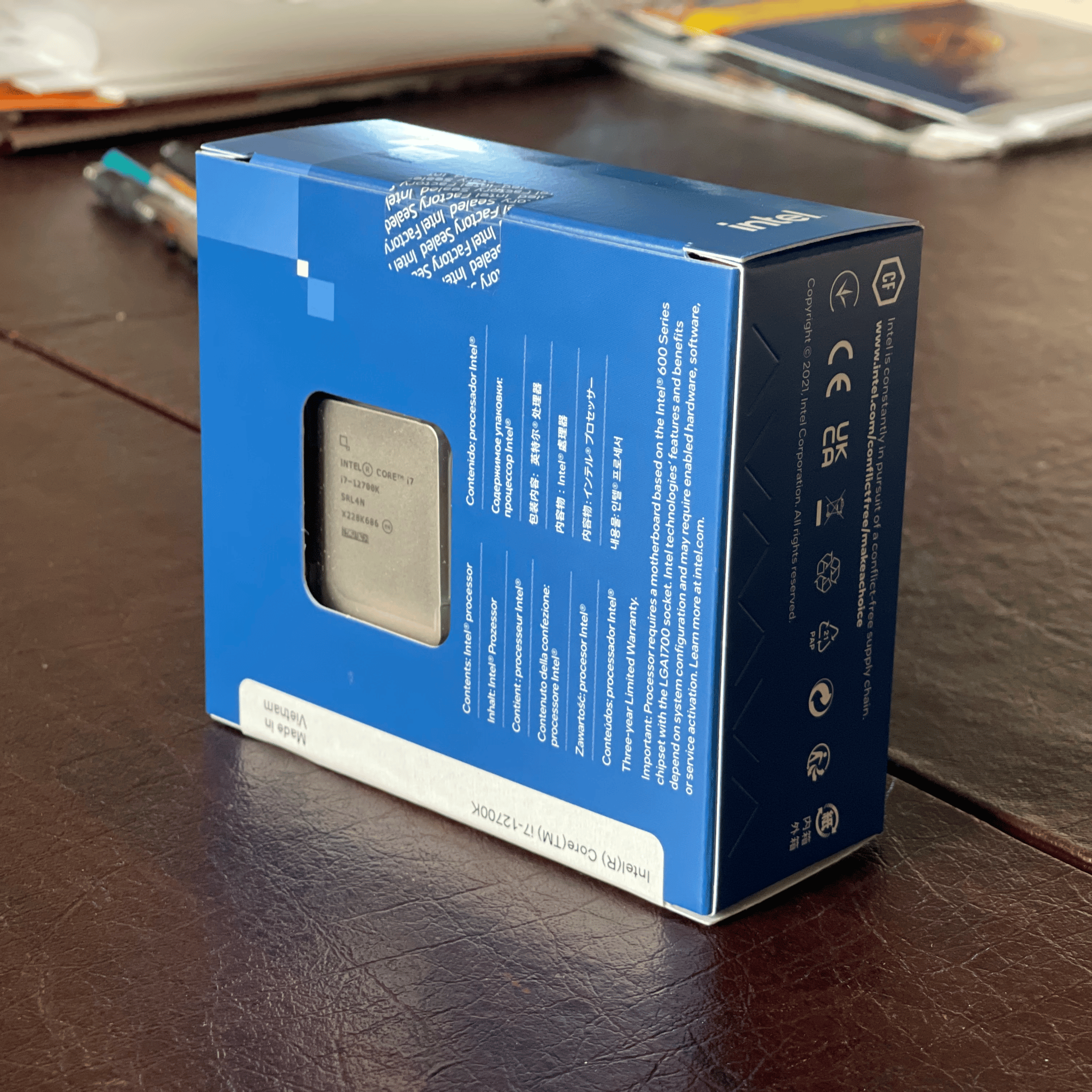 Sealed 12700K - Intel Core i7 12700K 12th Gen Alder Lake 12-Core 8P+4E 125W Processor BX8071512700K