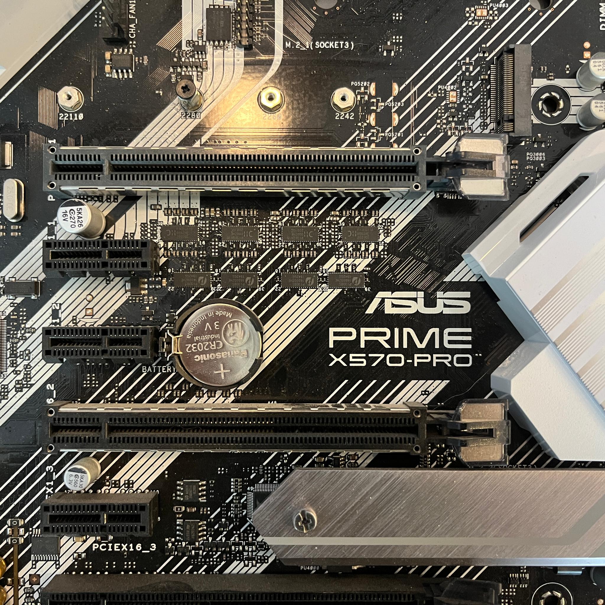 ASUS Prime X570-Pro Ryzen 3 AM4 with PCIe Gen4, Dual M.2, ATX-Motherboard with Waterblock