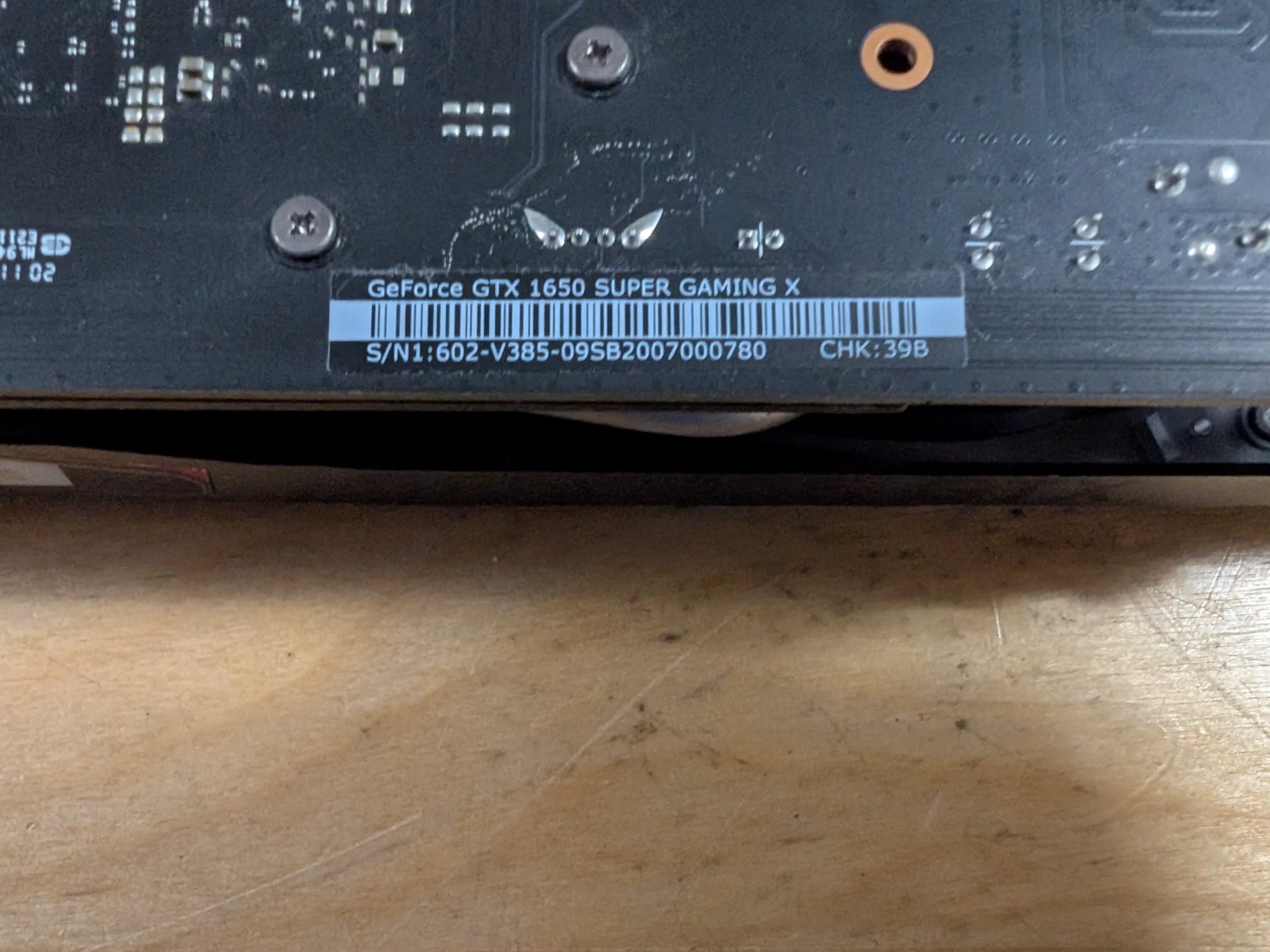 MSI Nvidia GTX 1650 Super 4GB