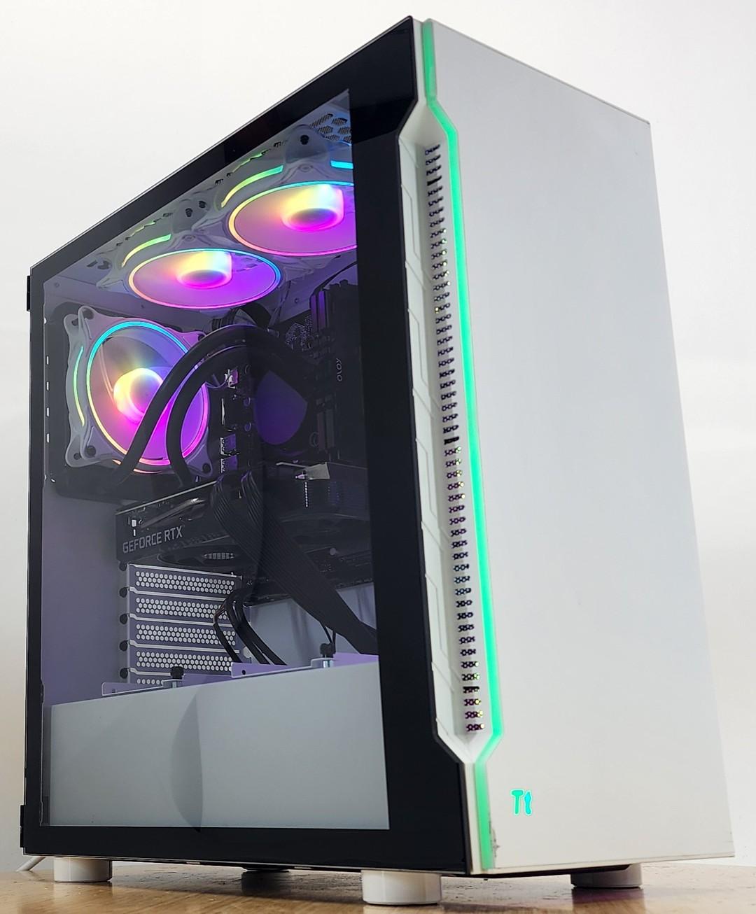 Gaming PC i7-11700F 16GB RAM 256GB SSD + 1TB HDD RTX 3060 Ti 8GB Win11 Computer
