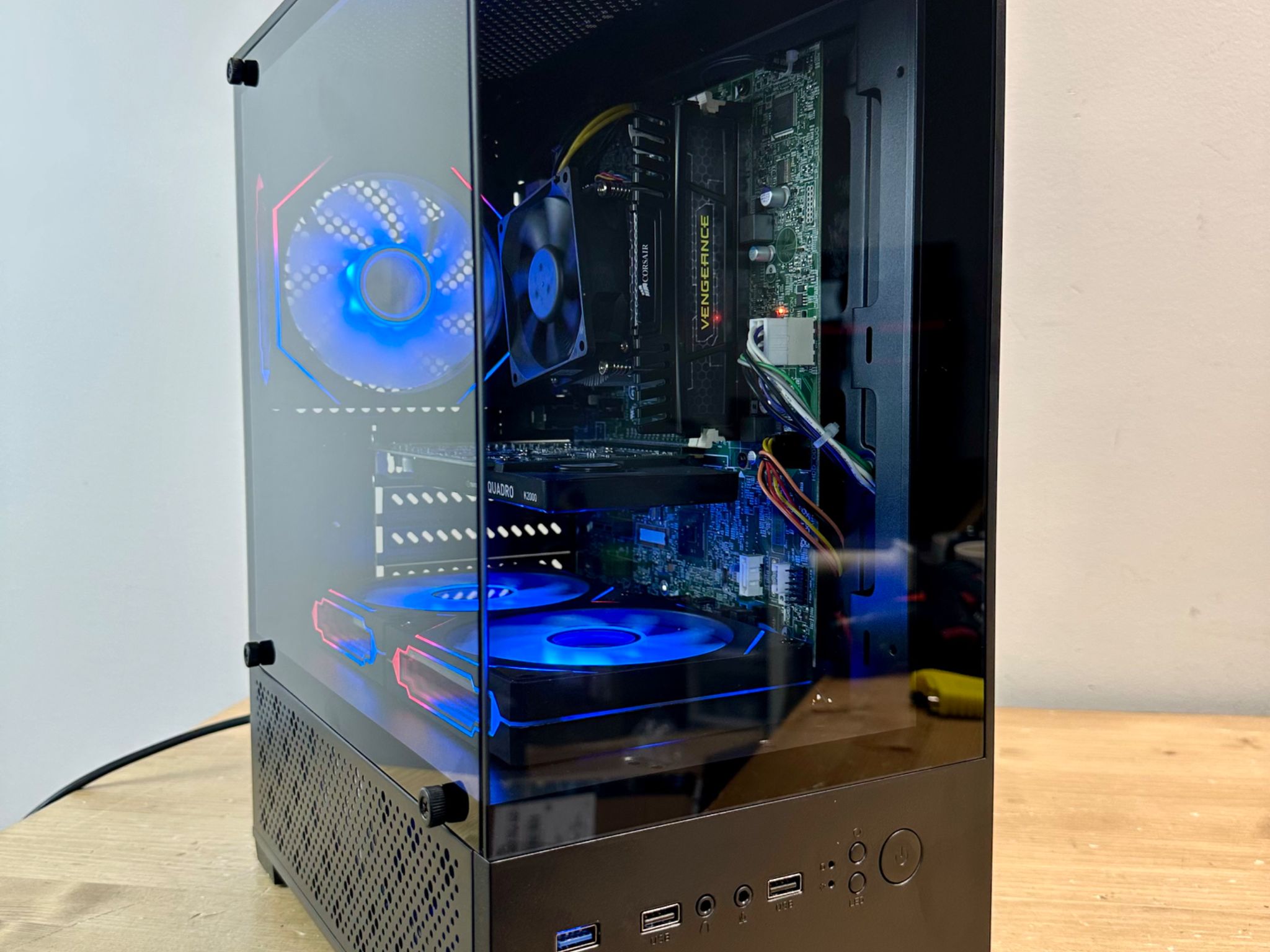 🔥 Ultimate Dual Tempered Glass Super Budget Gaming PC – Intel i5, 8GB RAM, 500GB, RGB Fans! 🎮