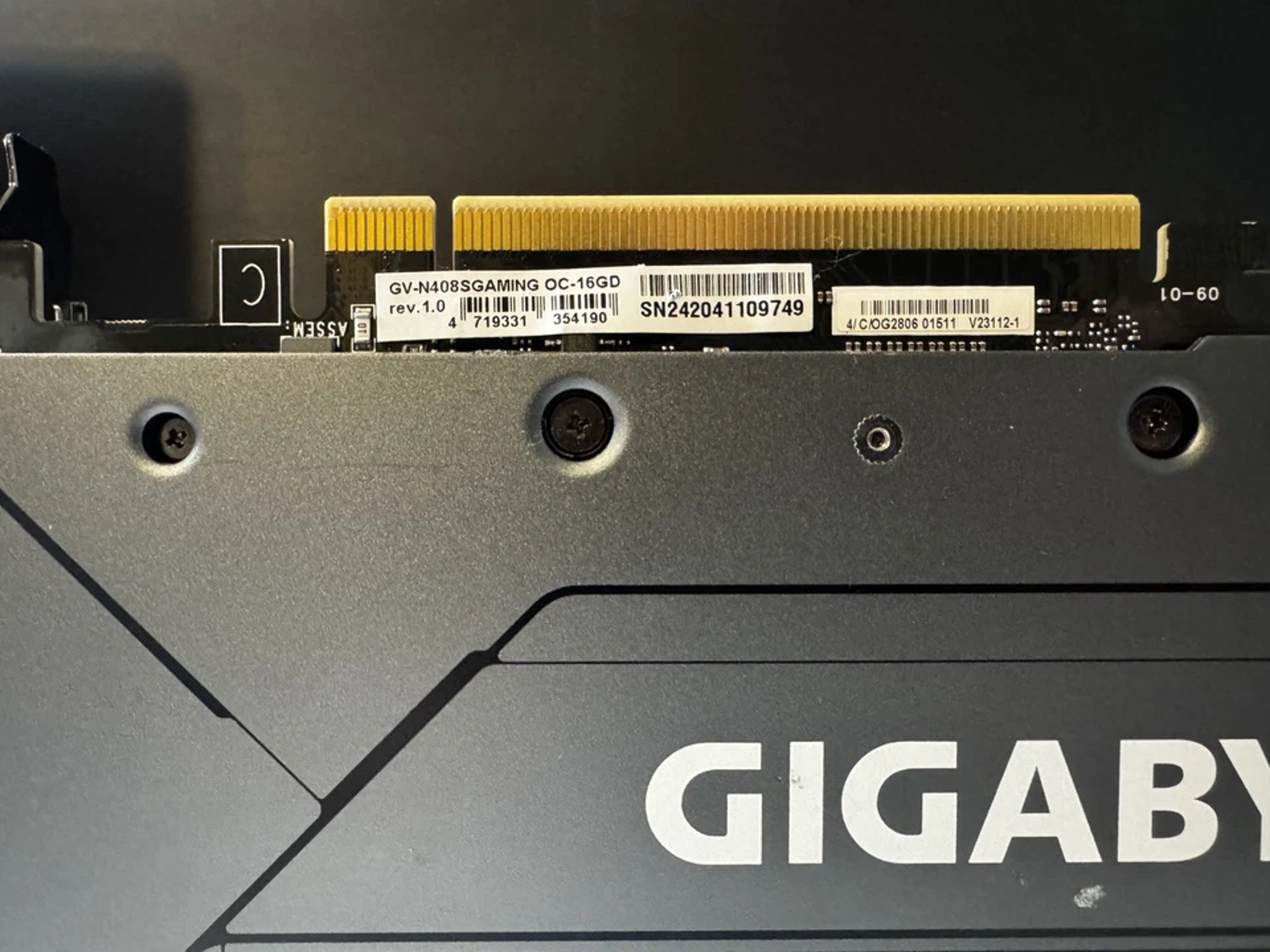 GIGABYTE GeForce RTX 4080 SUPER GAMING OC 16GB GDDR6X Graphics Card LIKE NEW