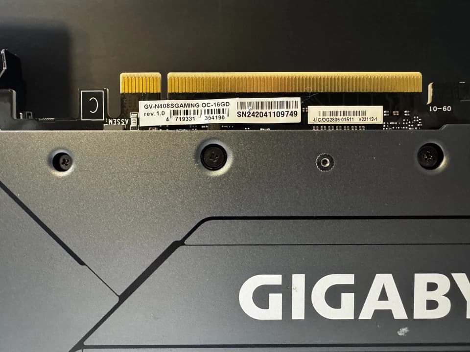 GIGABYTE GeForce RTX 4080 SUPER GAMING OC 16GB GDDR6X Graphics Card LIKE NEW