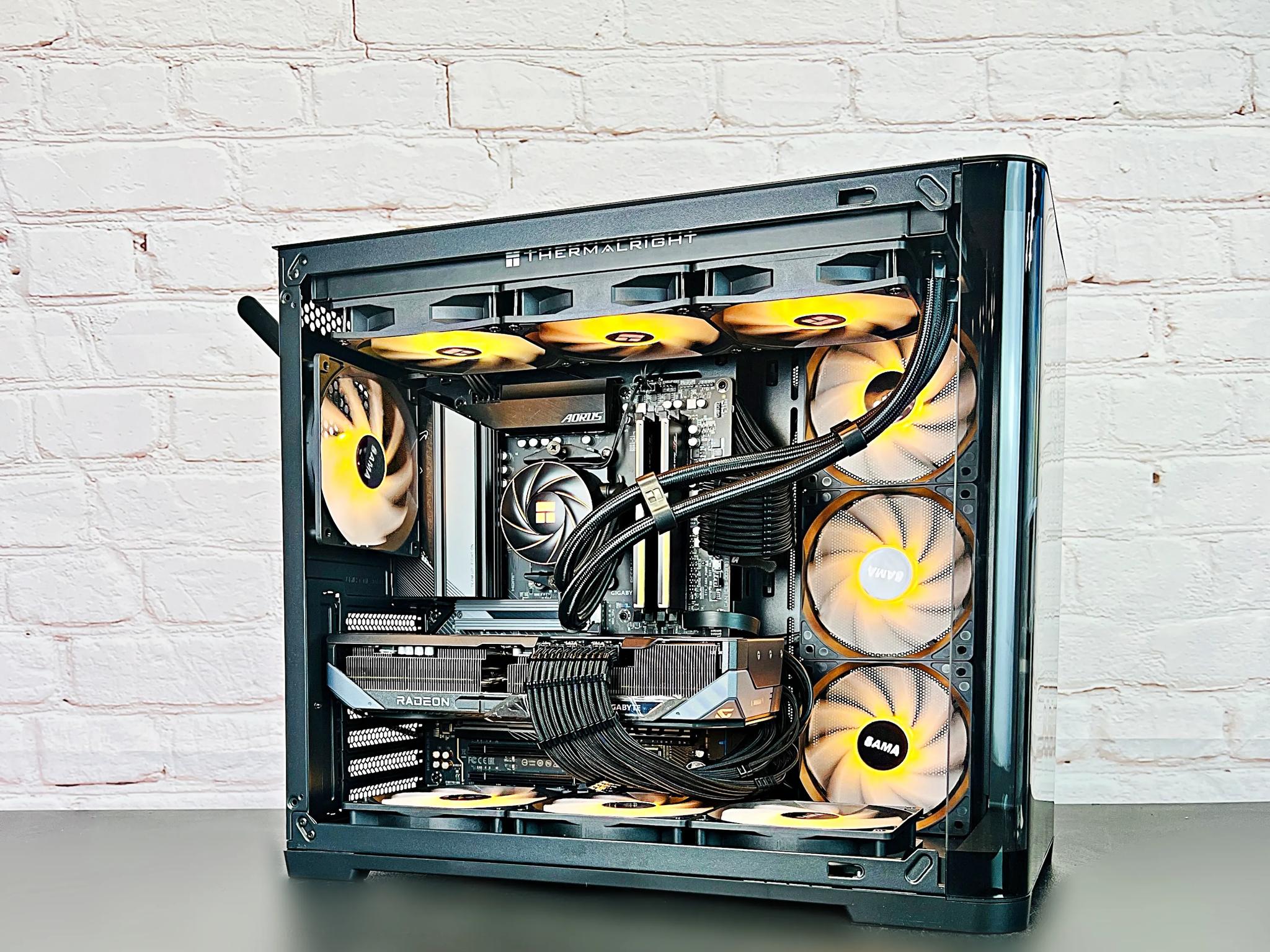 RX 9070 XT Ryzen 7800X3D 32GB DDR5 2TB M.2 Win 11 Pro Gaming PC