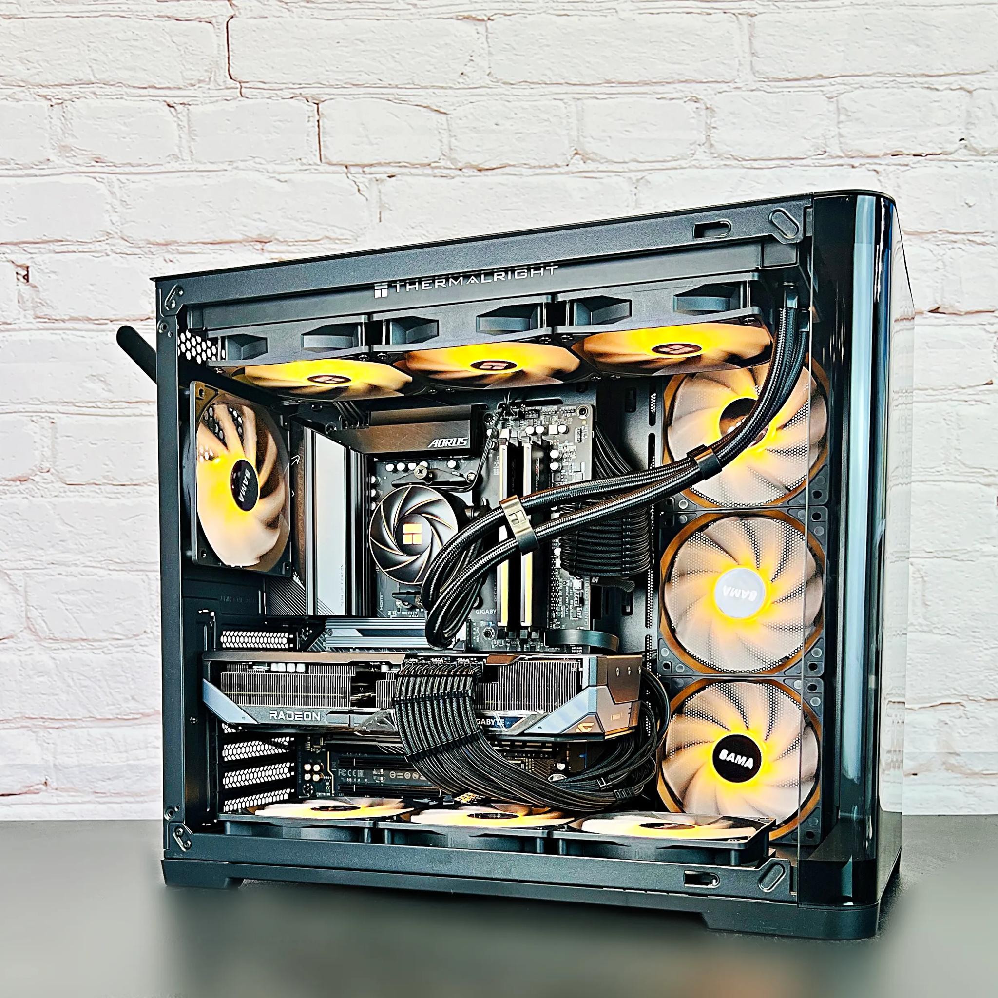 RX 9070 XT Ryzen 7800X3D 32GB DDR5 2TB M.2 Win 11 Pro Gaming PC