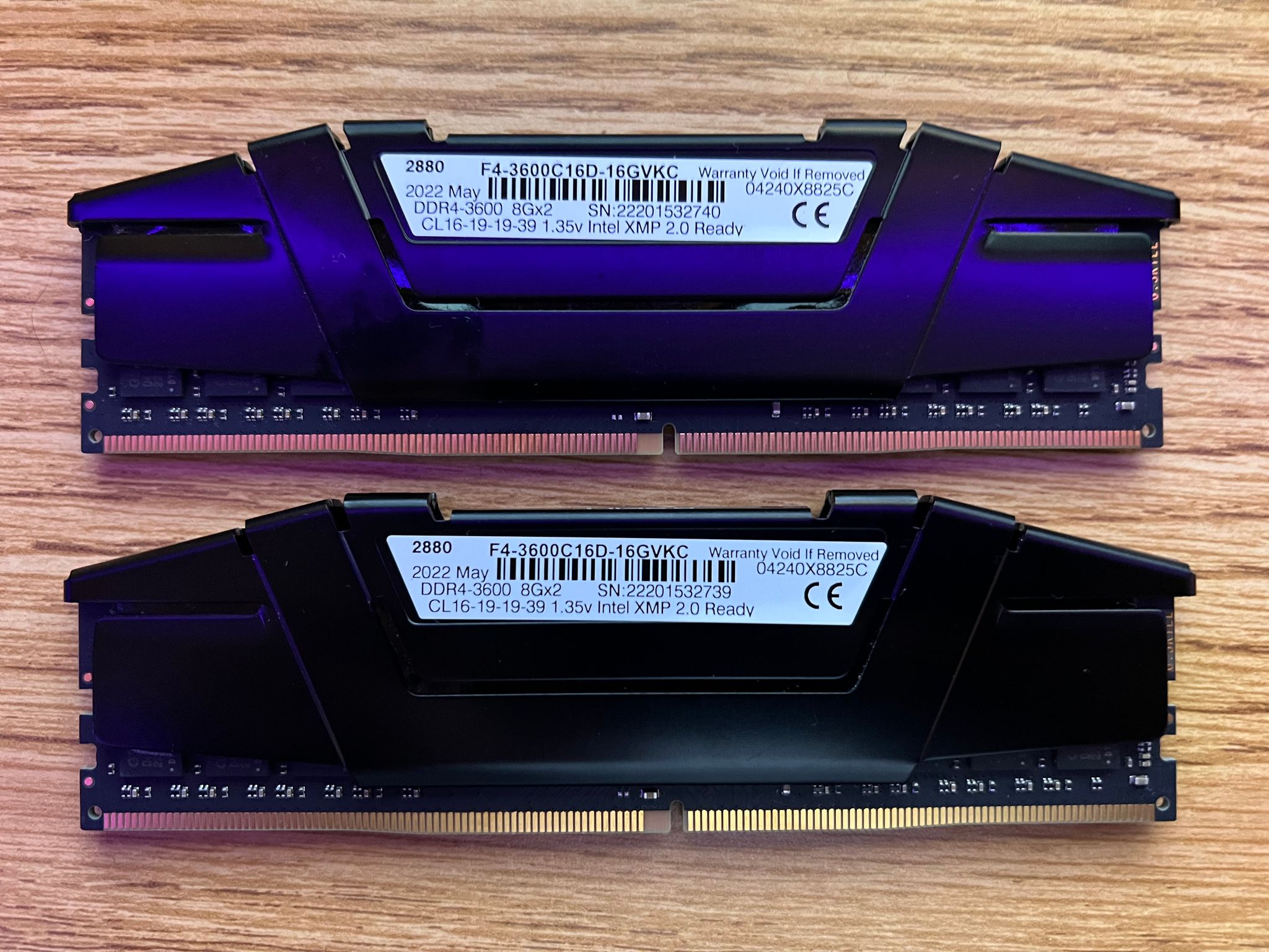 16GB (2x8GB) DDR4-3600MHz CL16 G.SKILL RAM Memory