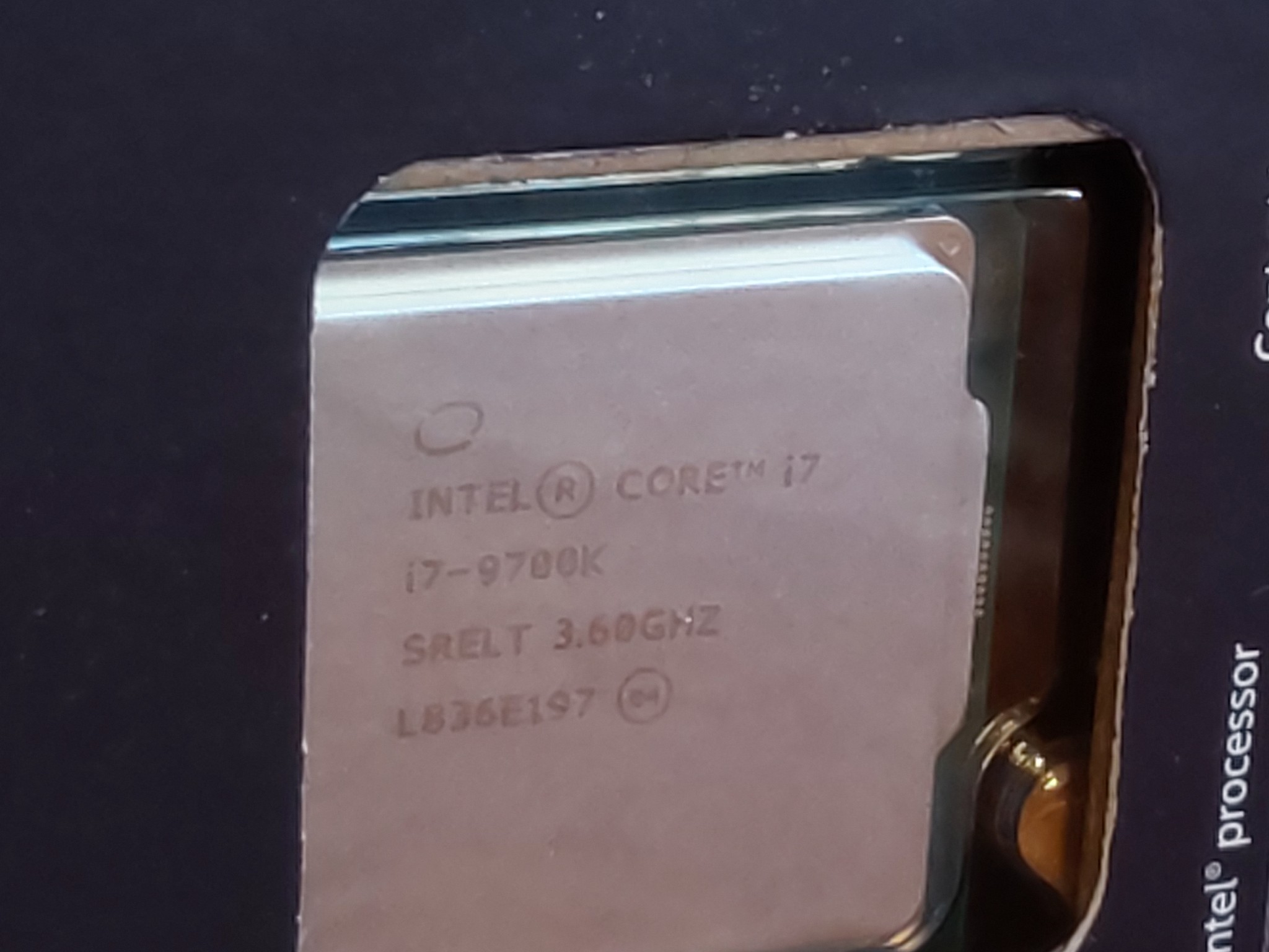 NEW Intel 9th Gen - Core i7-9700K 8-Core (4.9 GHz Turbo) LGA 1151 (300 Series) Desktop Processor
