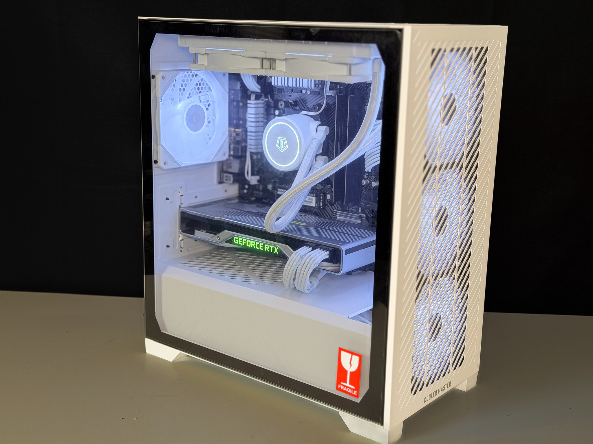 ⚪️ White RTX 2070 Super Gaming PC | Liquid Cooled
