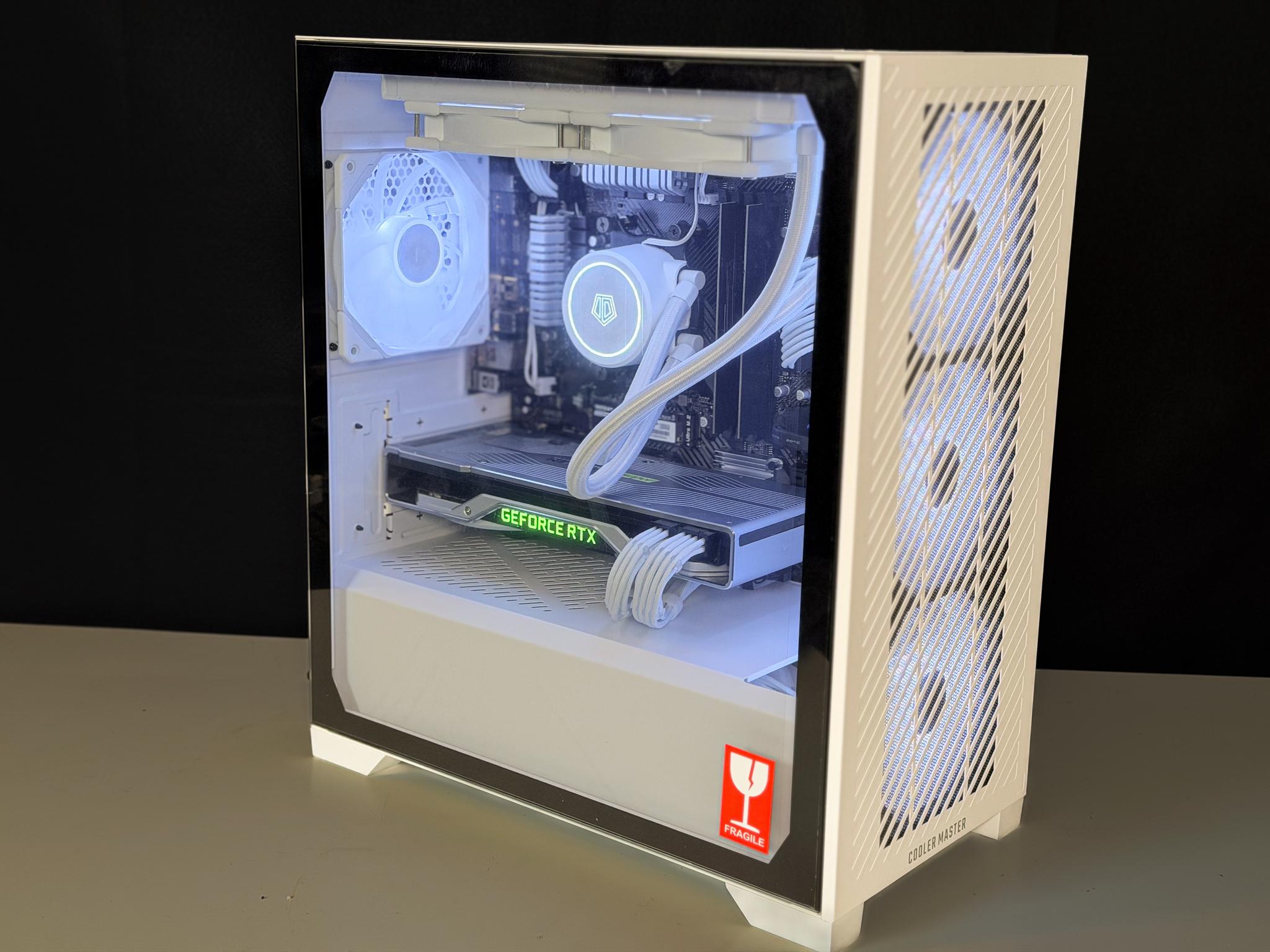 ⚪️ White RTX 2070 Super Gaming PC | Liquid Cooled