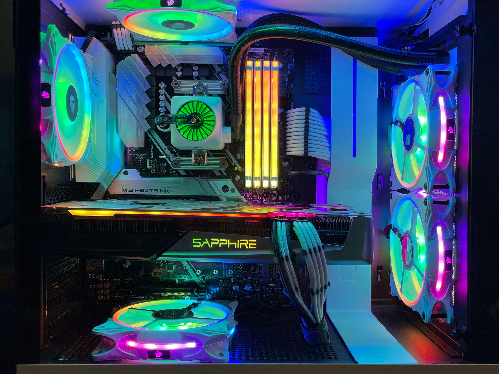 Ryzen 7 + 5700 XT Gaming PC w/ 32GB RAM, 3TB SSD Storage, Windows 10 Pro