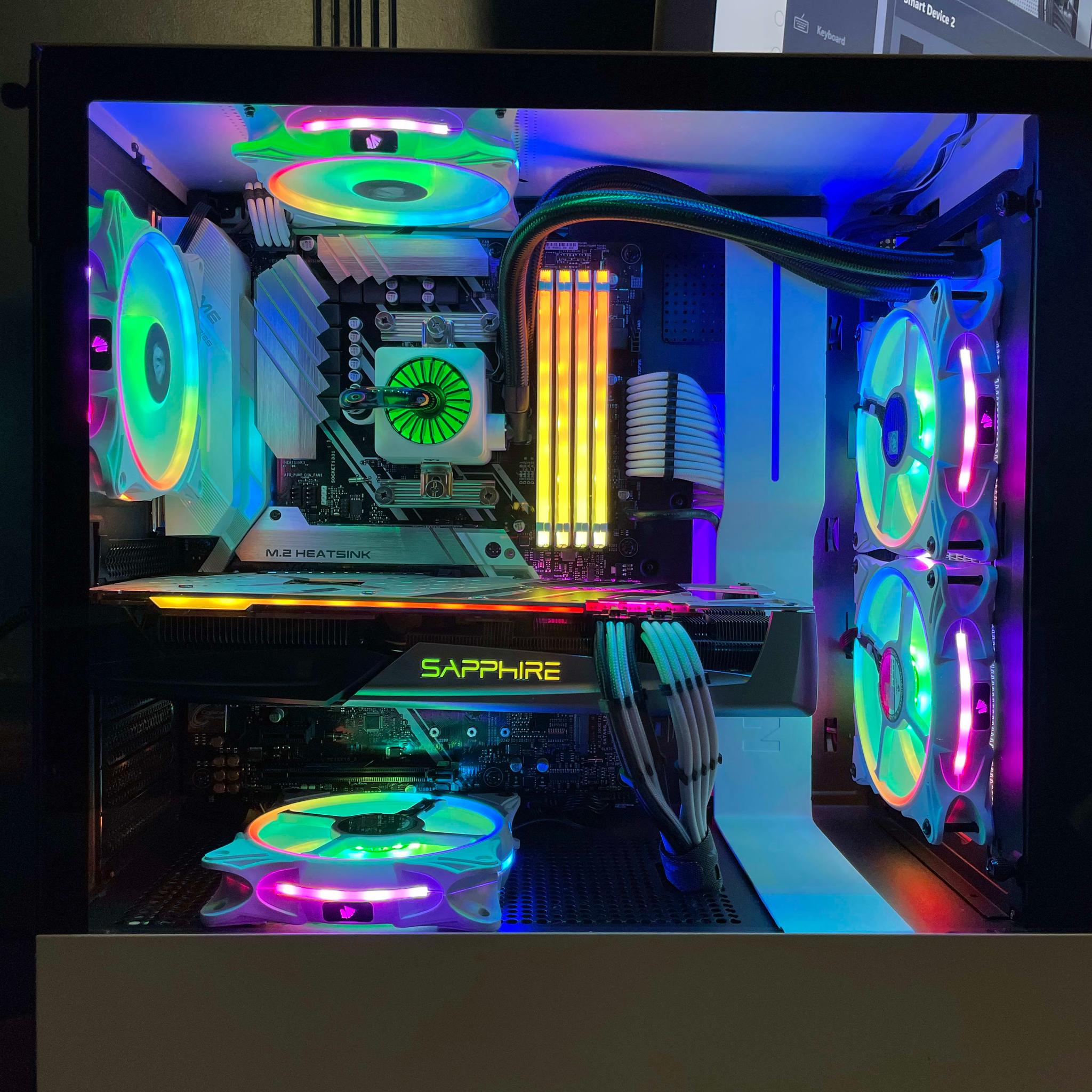 Ryzen 7 + 5700 XT Gaming PC w/ 32GB RAM, 3TB SSD Storage, Windows 10 Pro