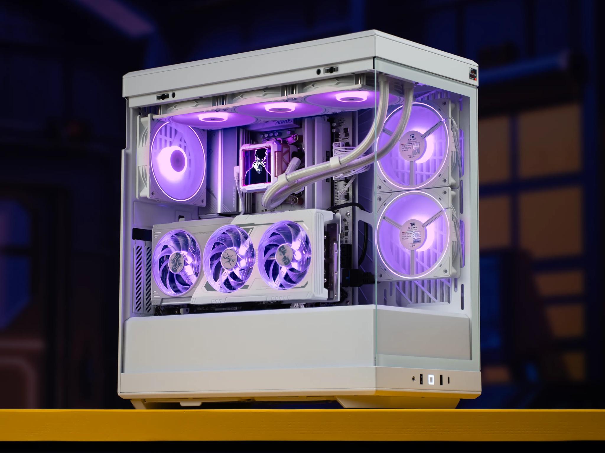 “SynthelisX” RX 9070 XT Ryzen 7 7800X3D 32GB Windows 11 2TB 4K Gaming PC Solo Leveler