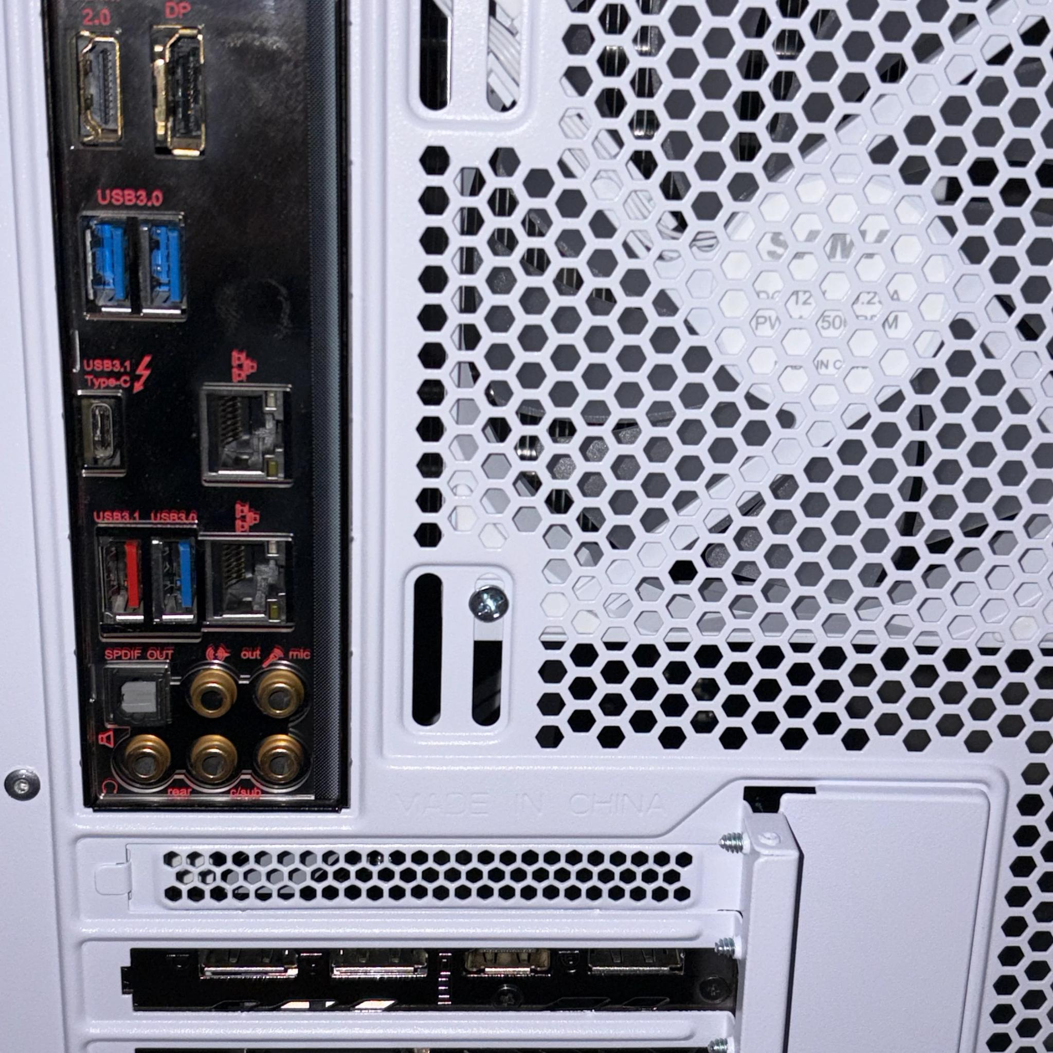 White- 1070 ti, 16 gb ddr4-3000, intel i5- 6500