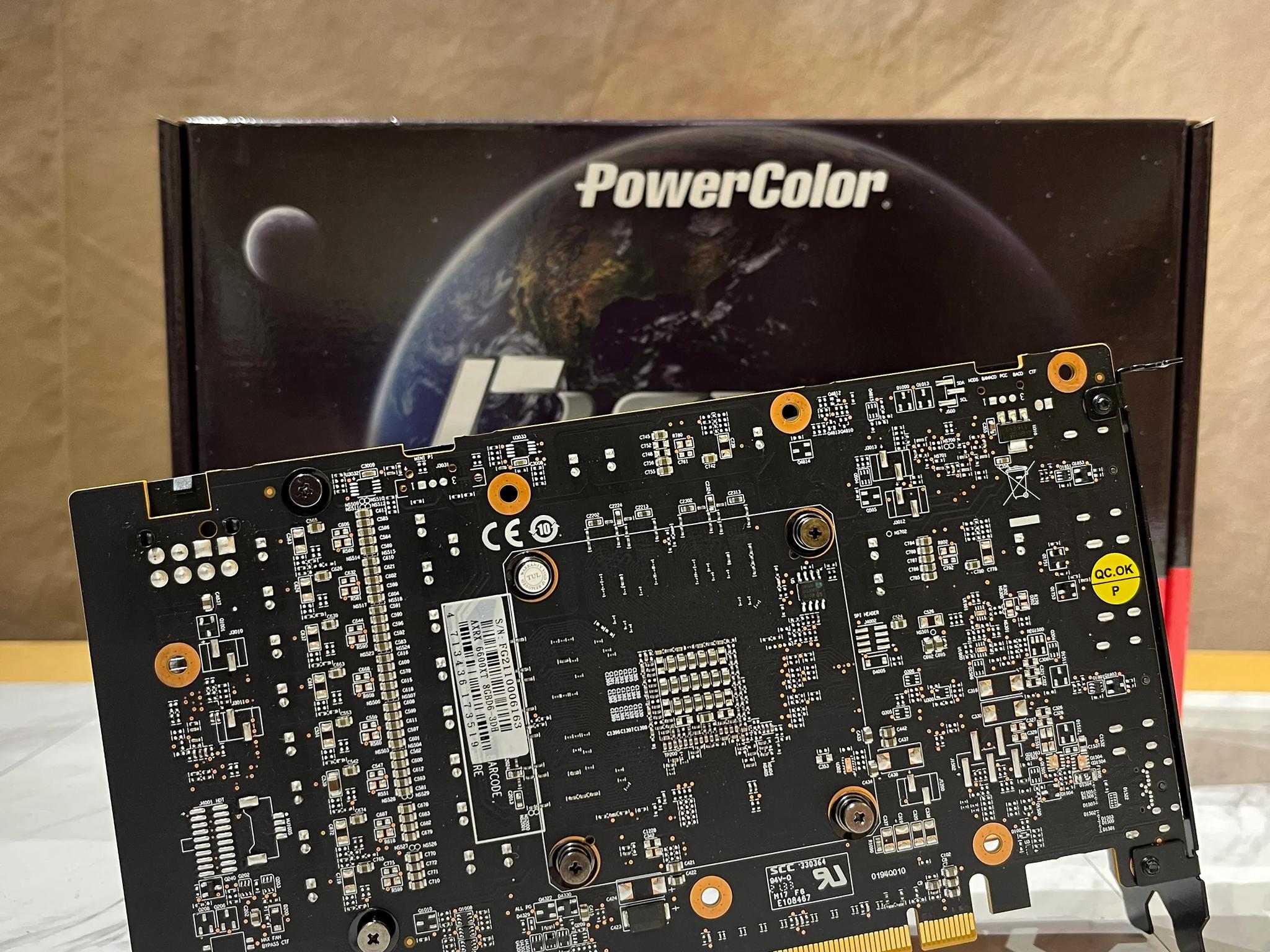 Like new AMD PowerColor RX 6600 XT