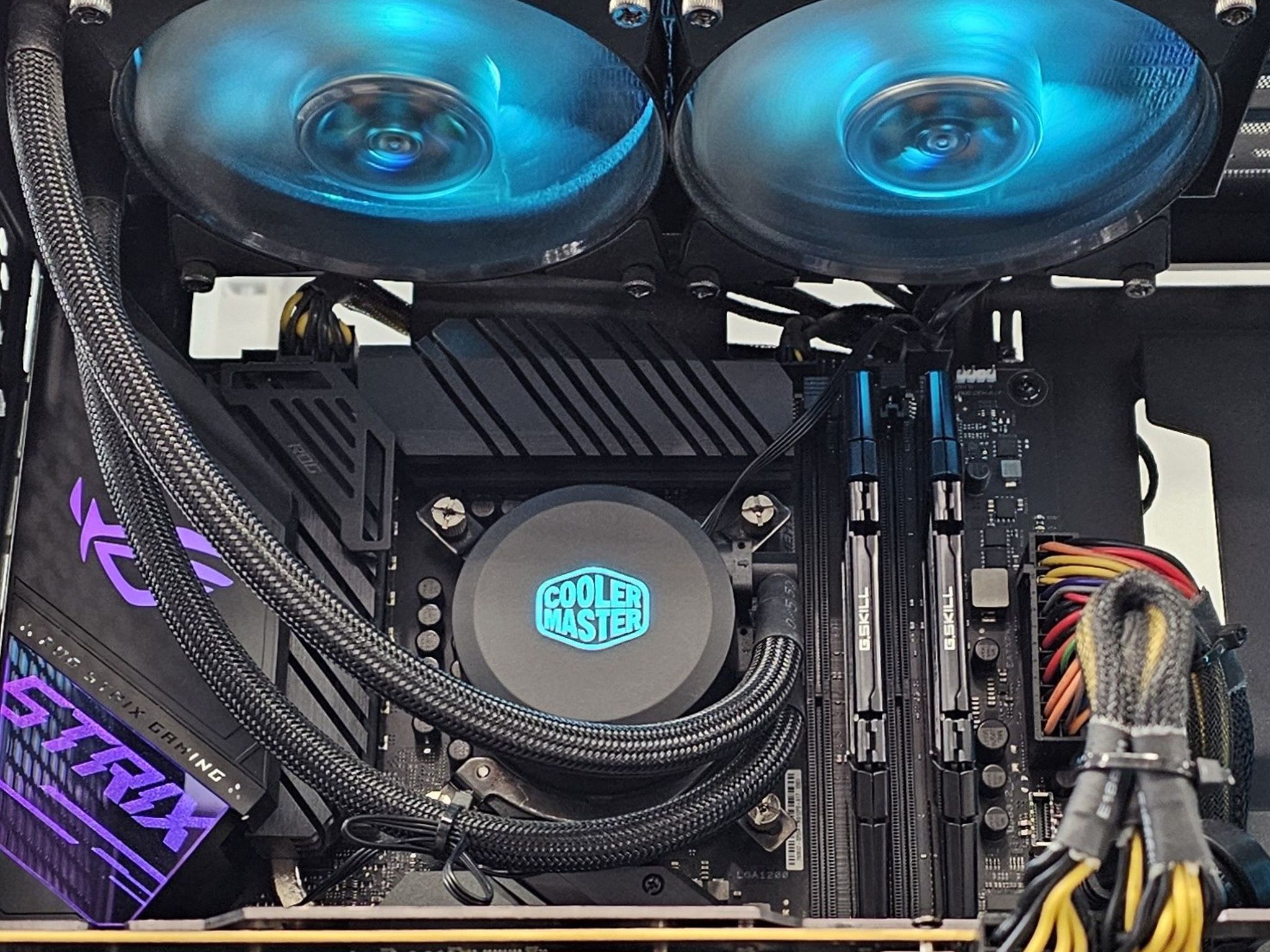 240mm AIO Cooler Master RGB CPU Liquid Cooler for Intel LGA1200
