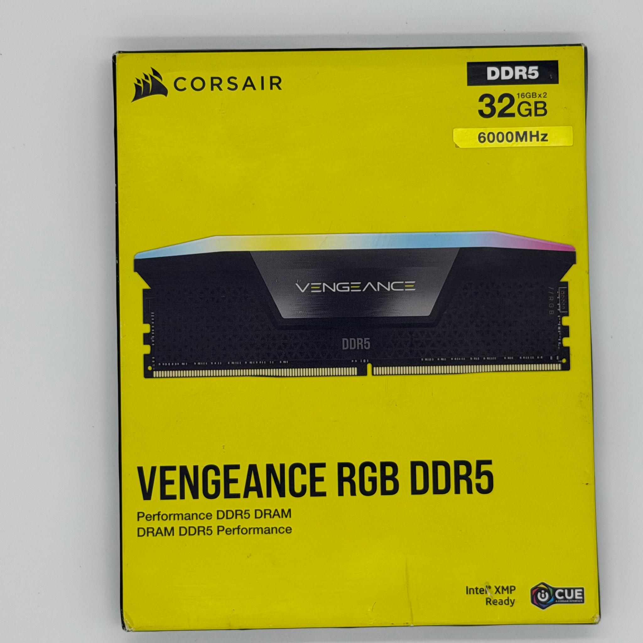 Corsair Vengeance RGB 32GB (2x16GB) DDR5-6000 CL36 - Black