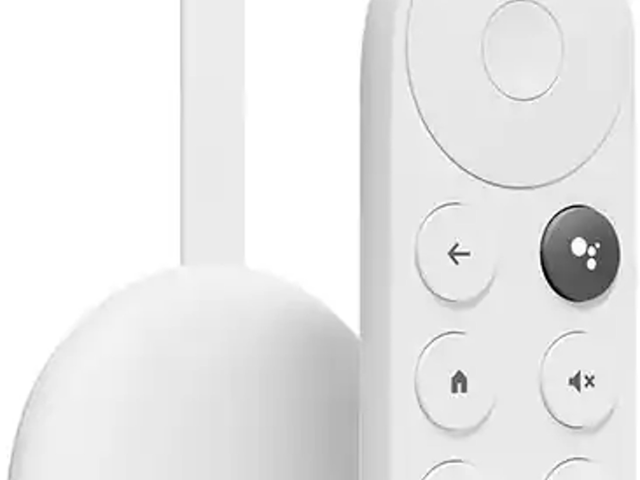 Chromecast with Google TV (4K) - Snow