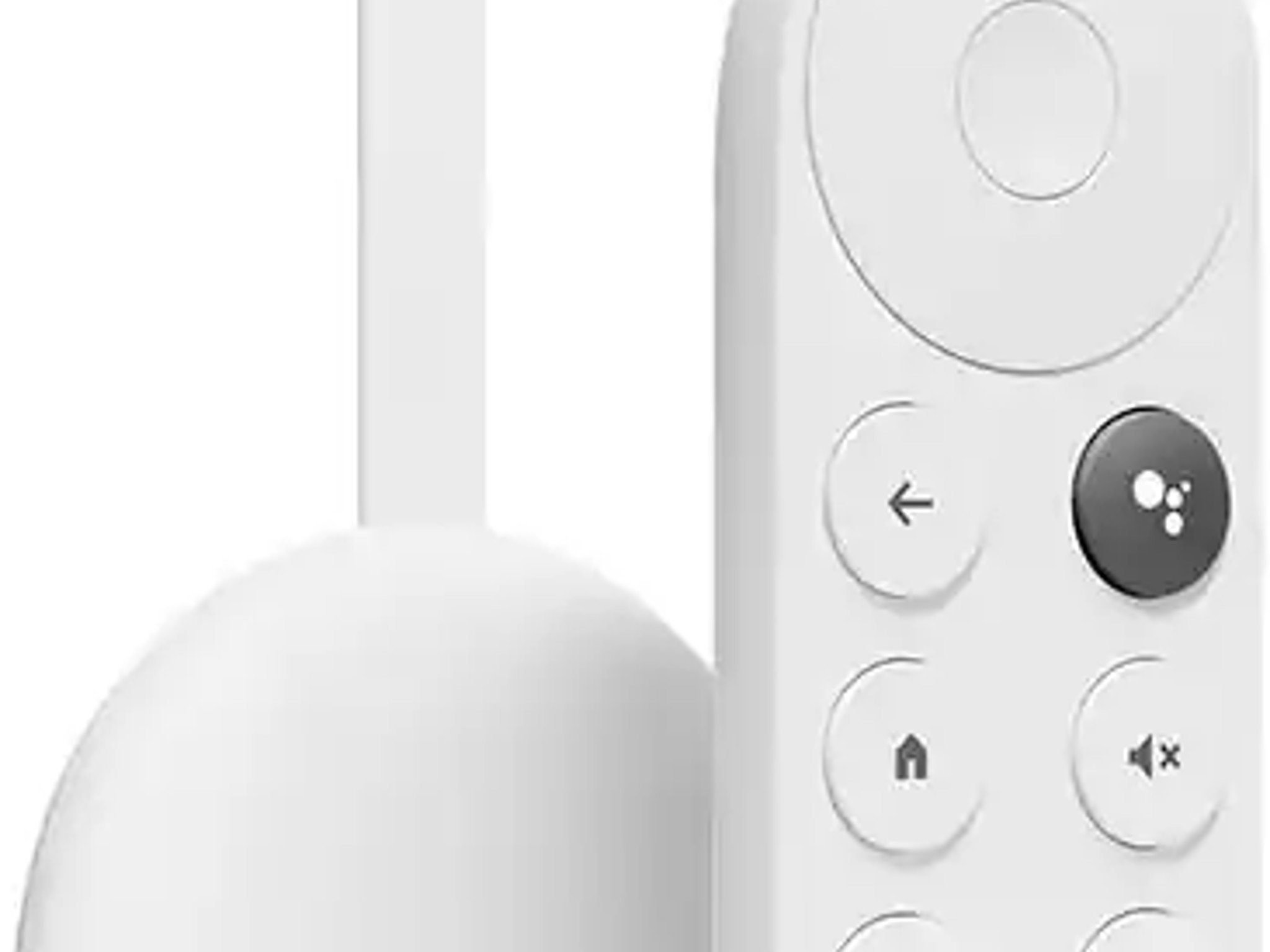 Chromecast with Google TV (4K) - Snow